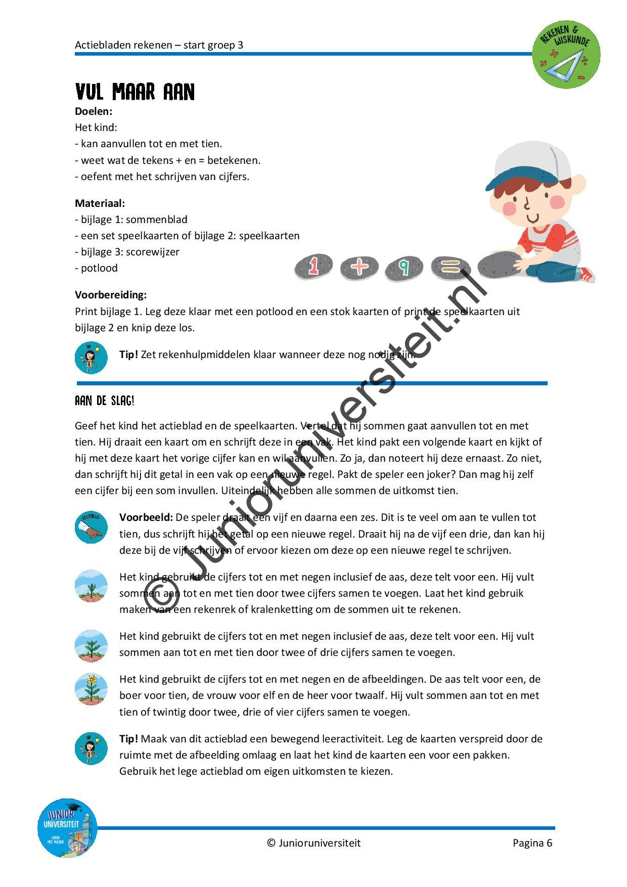Actiebladen rekenen - start groep 3 - Afbeelding 5