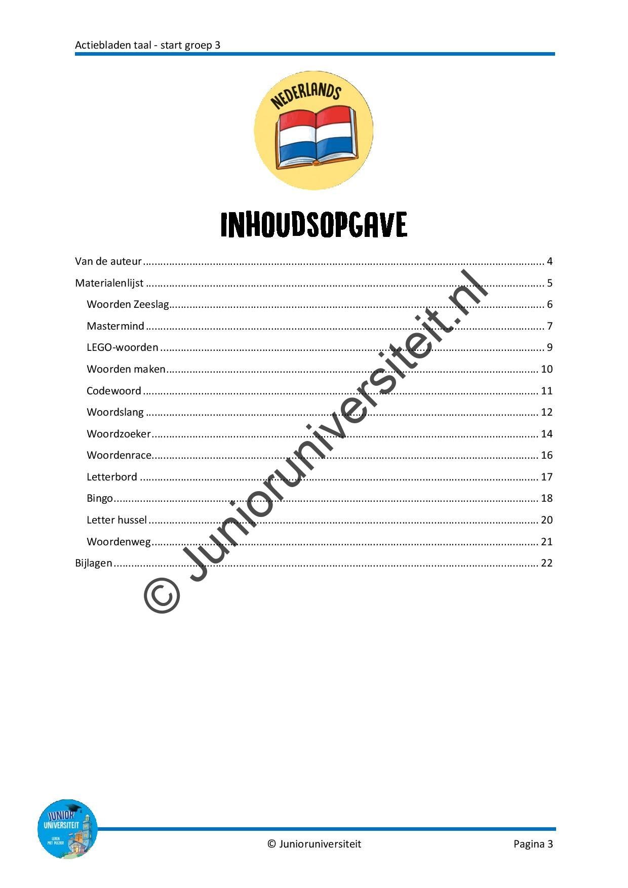 Actiebladen taal - Afbeelding 2