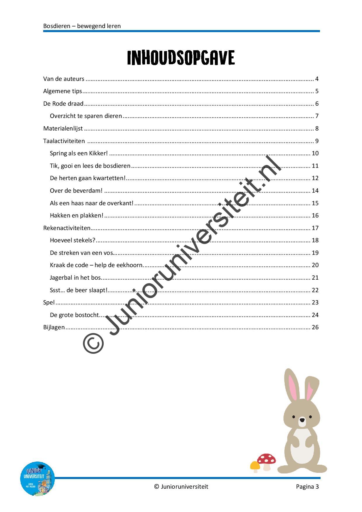 Bosdieren - bewegend leren - Afbeelding 2
