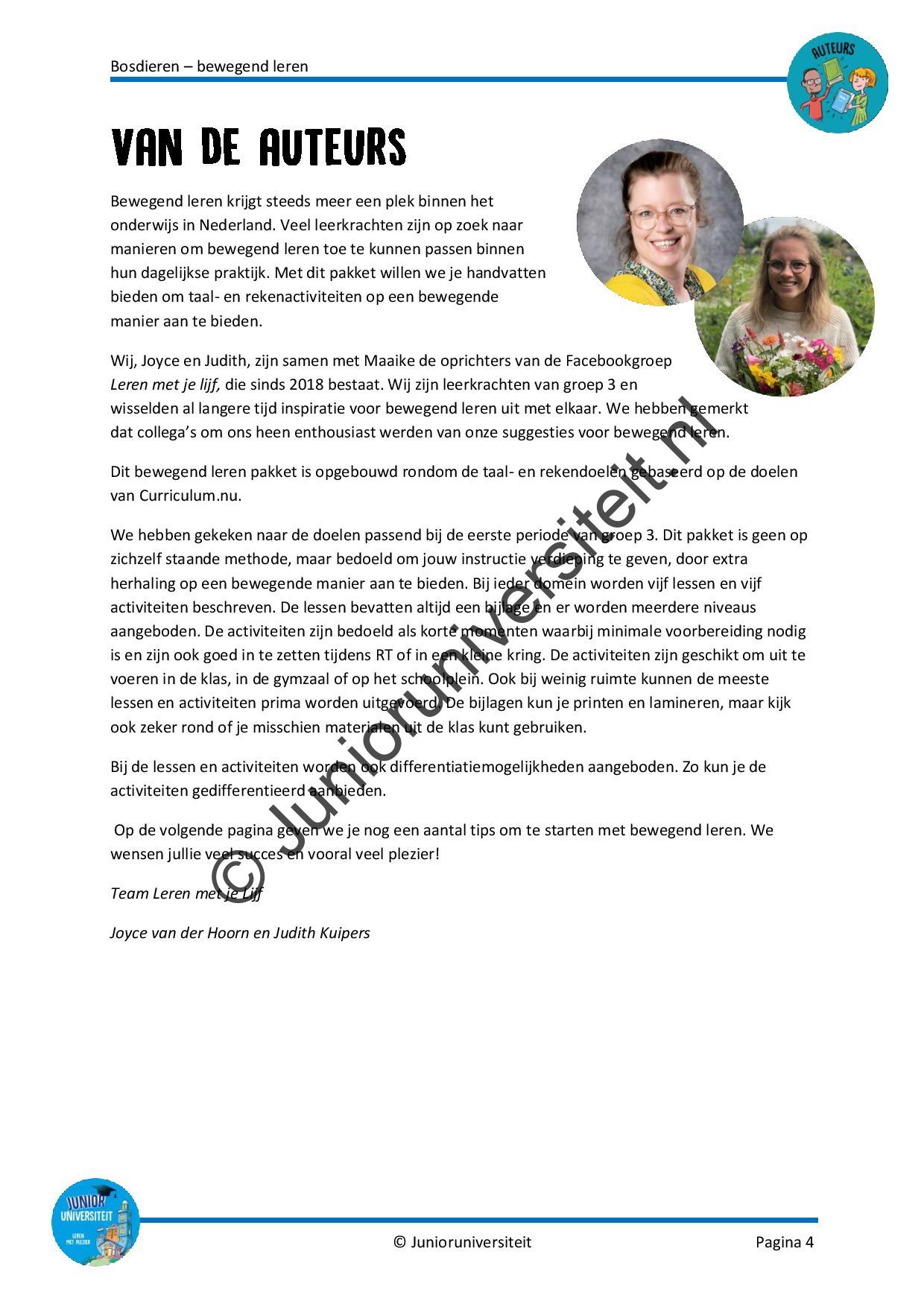 Bosdieren - bewegend leren - Afbeelding 3