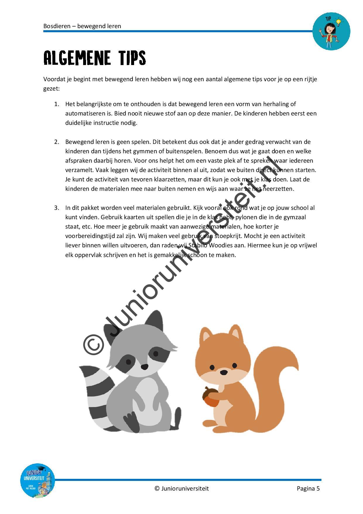 Bosdieren - bewegend leren - Afbeelding 4