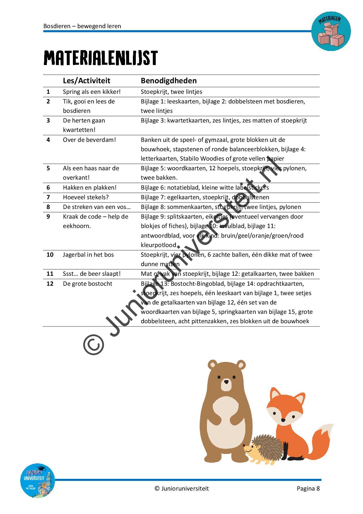 Bosdieren - bewegend leren - Afbeelding 6