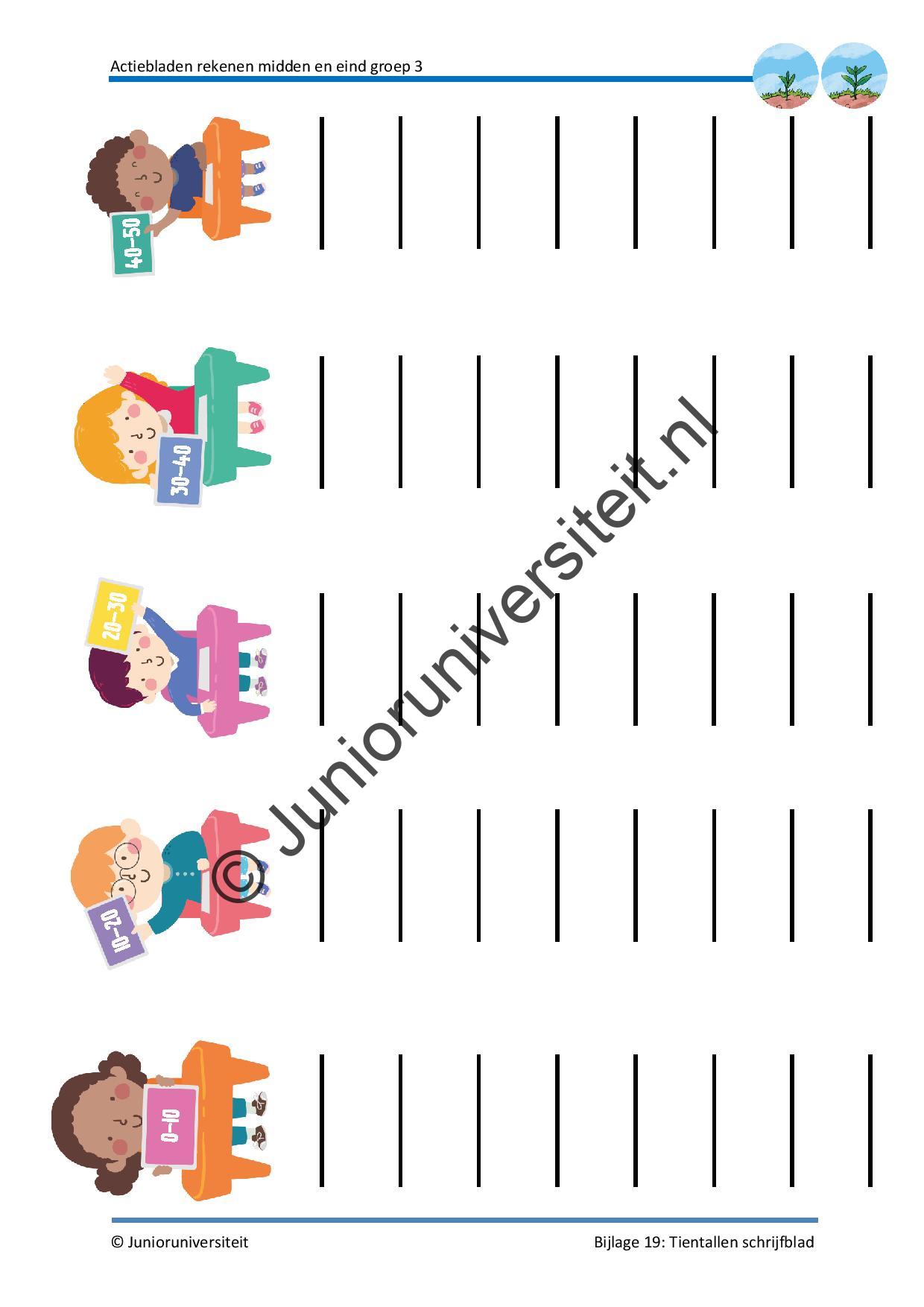Actiebladen rekenen - midden en eind groep 3 - Afbeelding 7