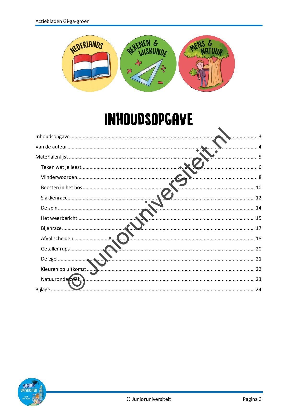 Actiebladen gi-ga-groen - Afbeelding 2