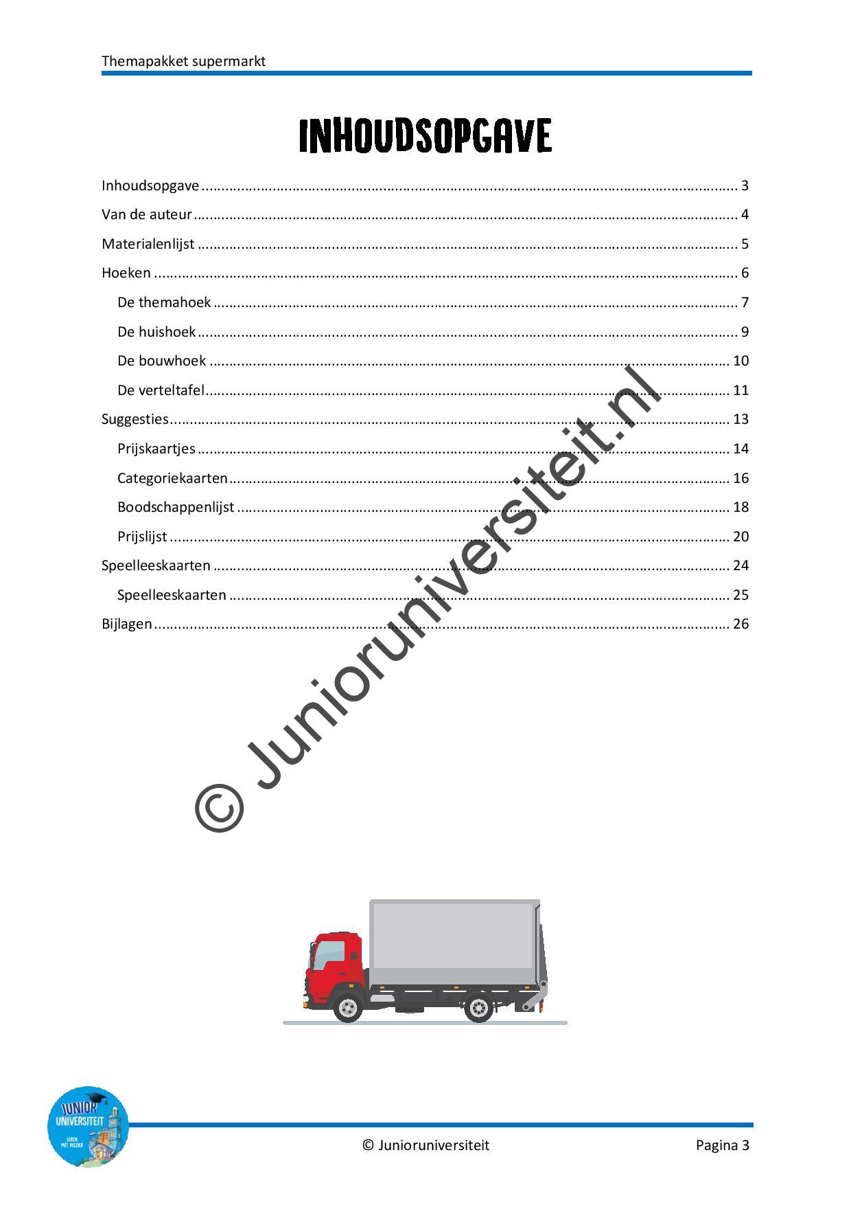 Themapakket supermarkt - Afbeelding 2