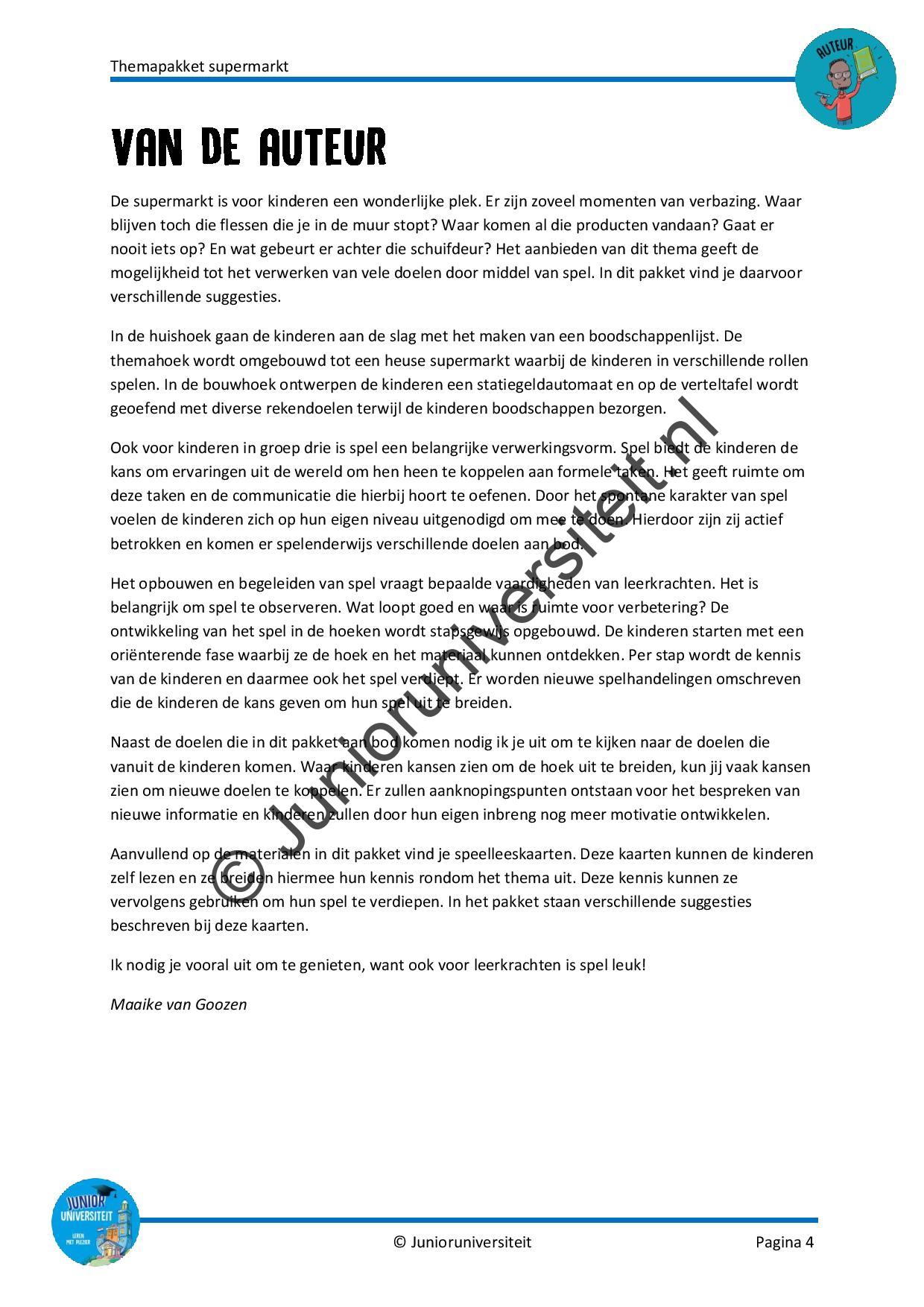 Themapakket supermarkt - Afbeelding 3