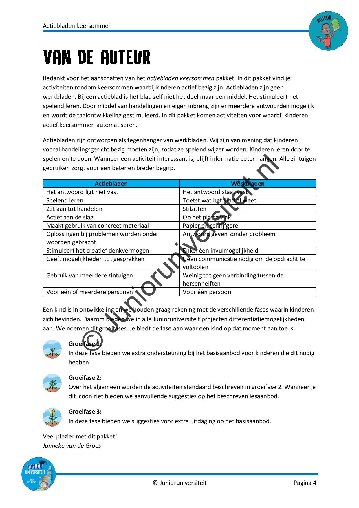 Actiebladen keersommen - Afbeelding 3