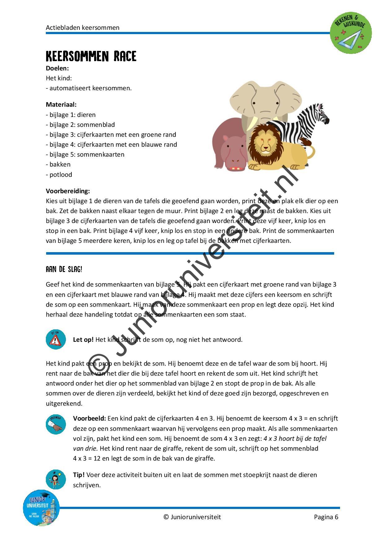 Actiebladen keersommen - Afbeelding 5