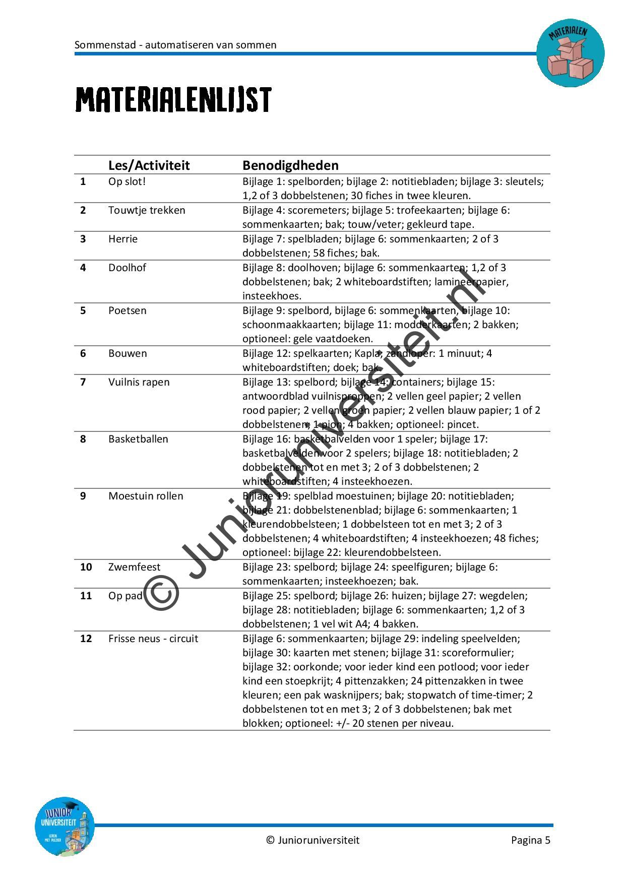 Sommenstad - groep 3 - 4 - 5 - Afbeelding 4