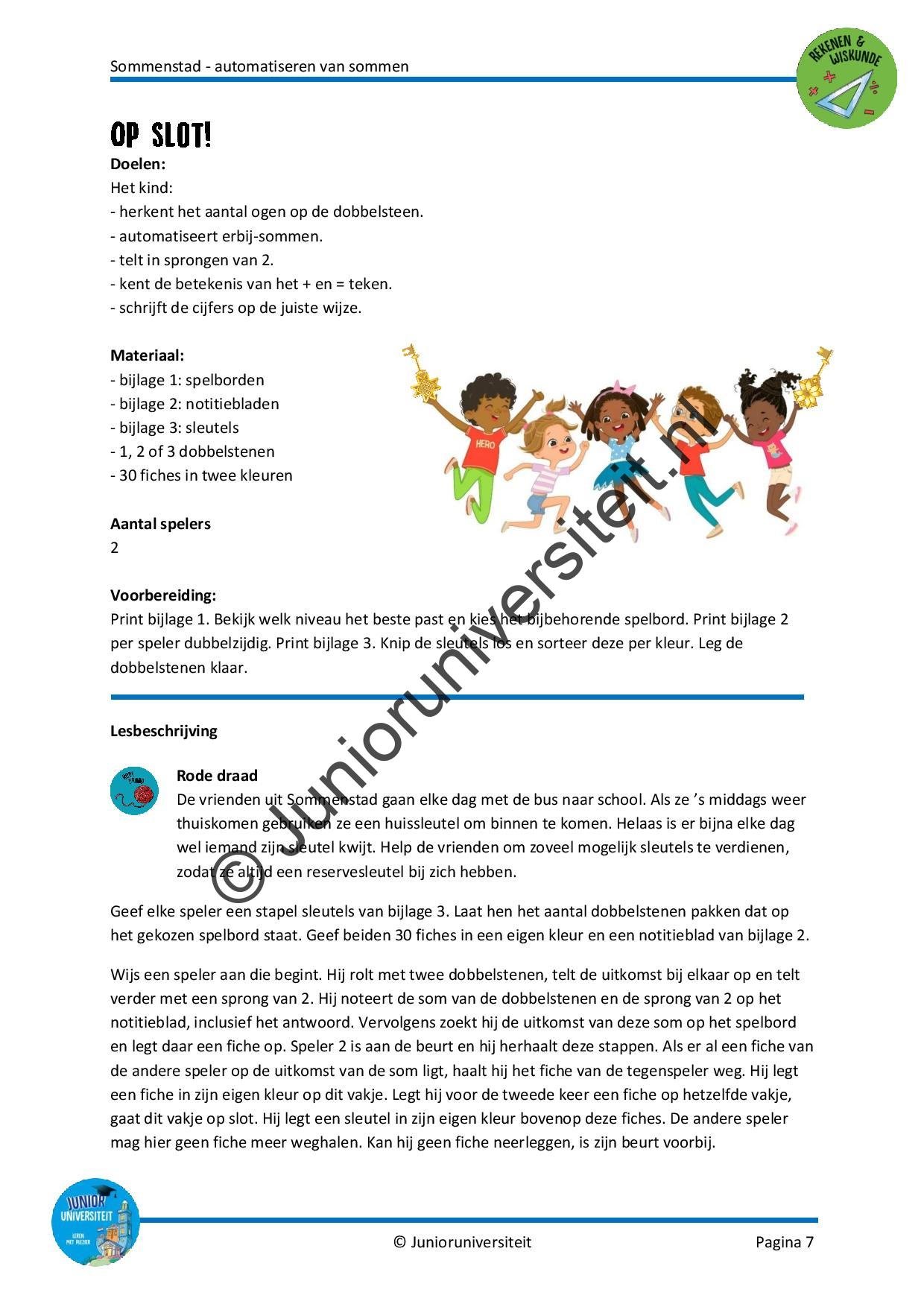 Sommenstad - groep 3 - 4 - 5 - Afbeelding 6