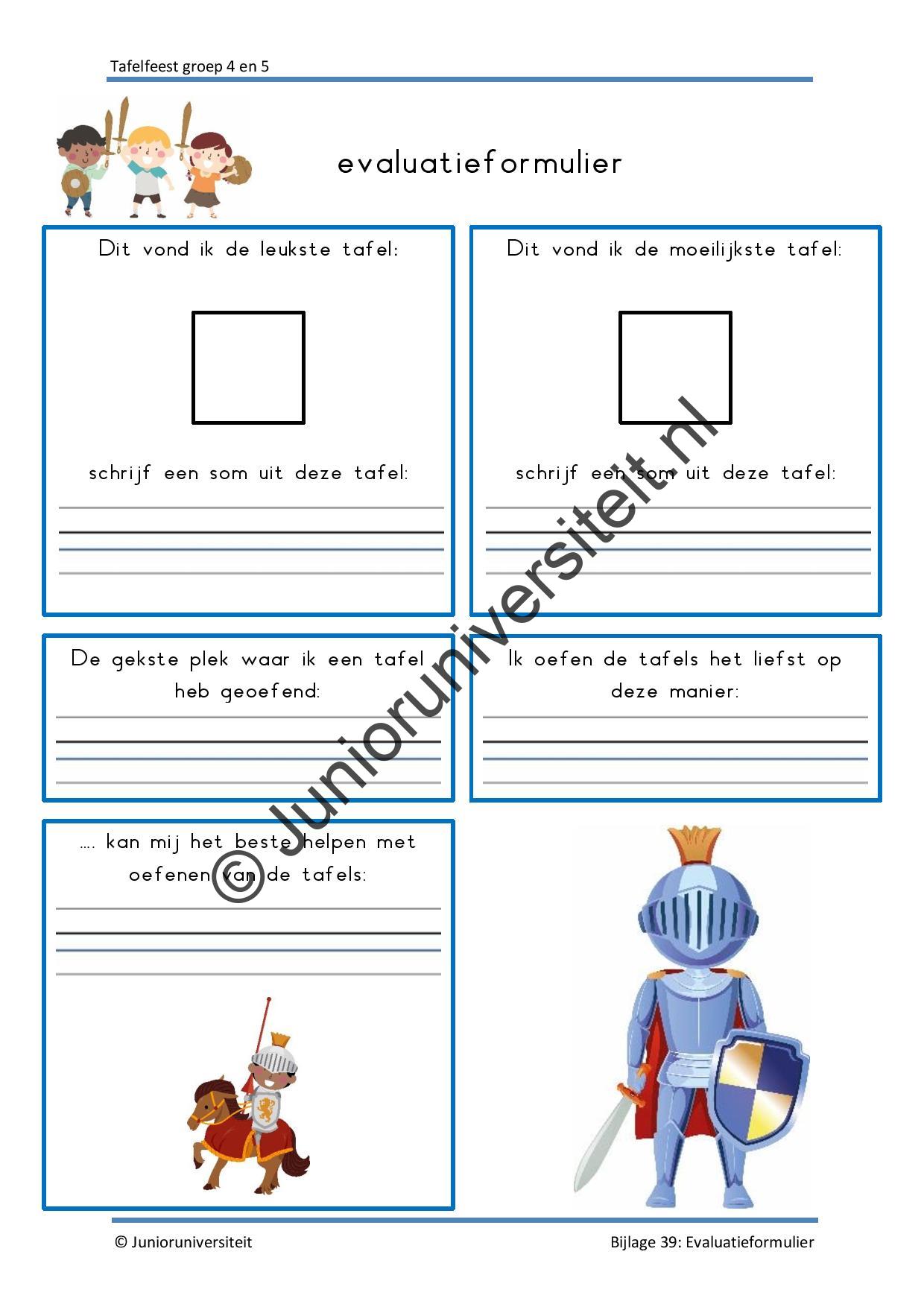 Tafelfeest - groep 4 en 5 - Afbeelding 10