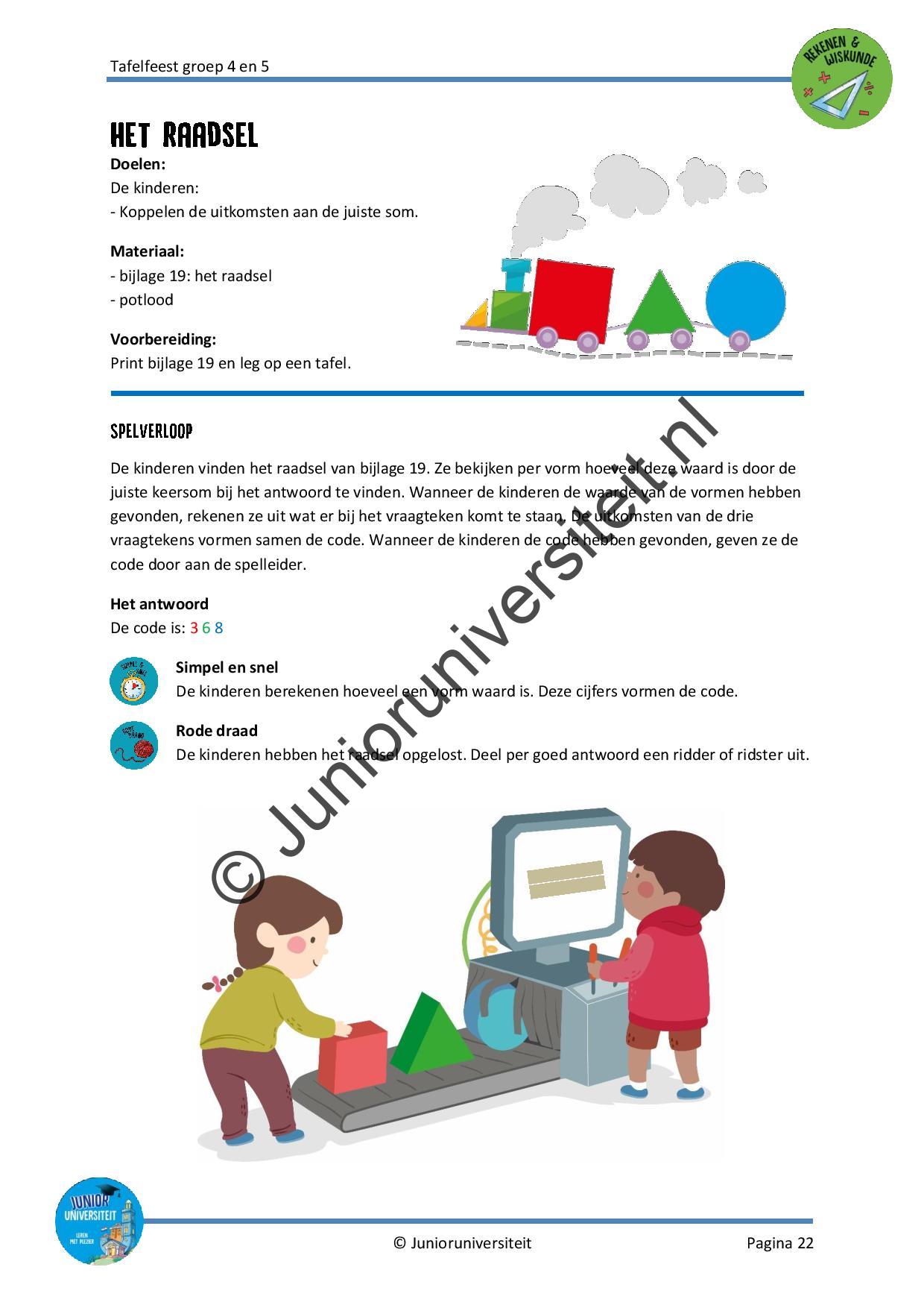 Tafelfeest - groep 4 en 5 - Afbeelding 6