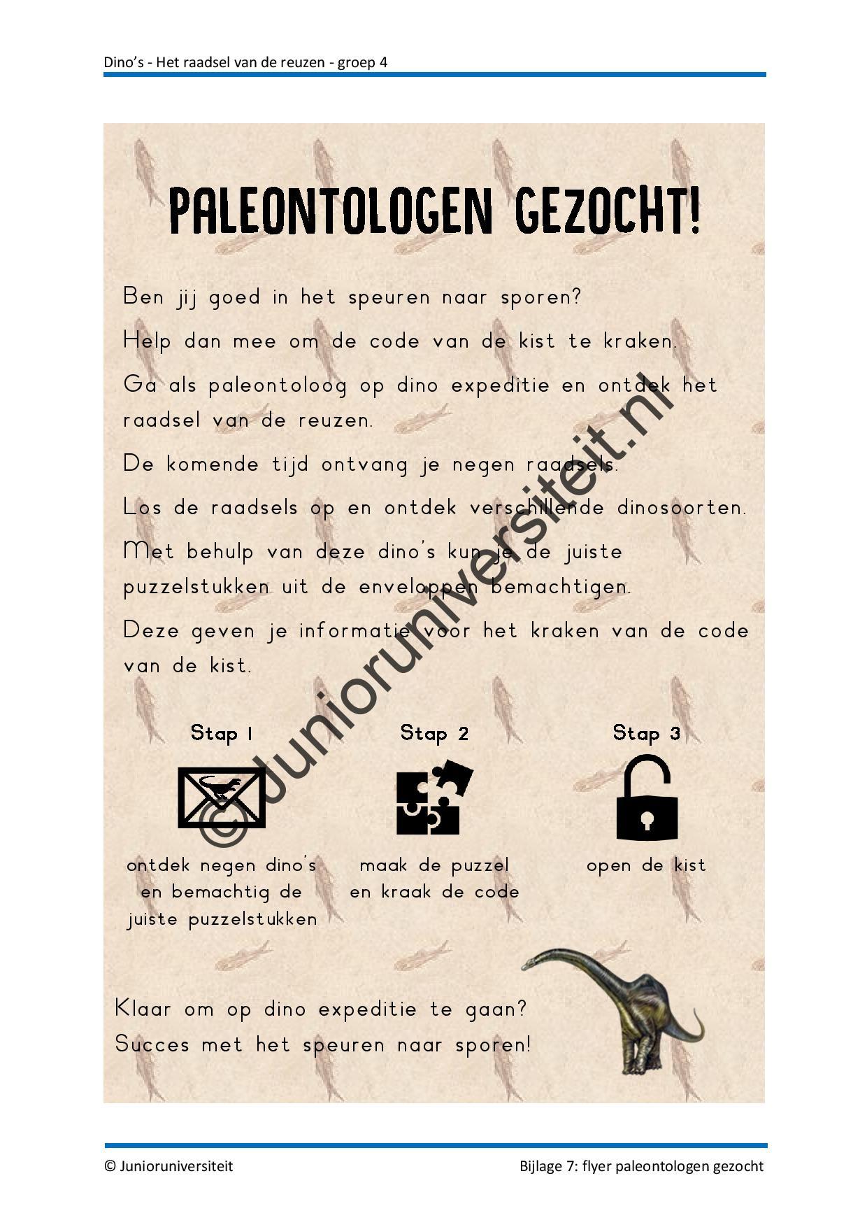 Dinos - Het raadsel van de reuzen - groep 4 - Afbeelding 10