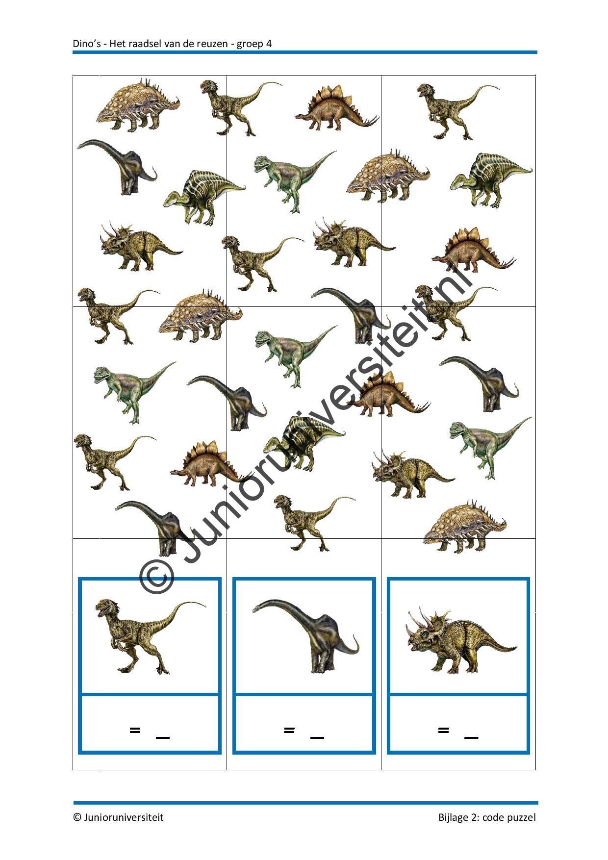 Dinos - Het raadsel van de reuzen - groep 4 - Afbeelding 9