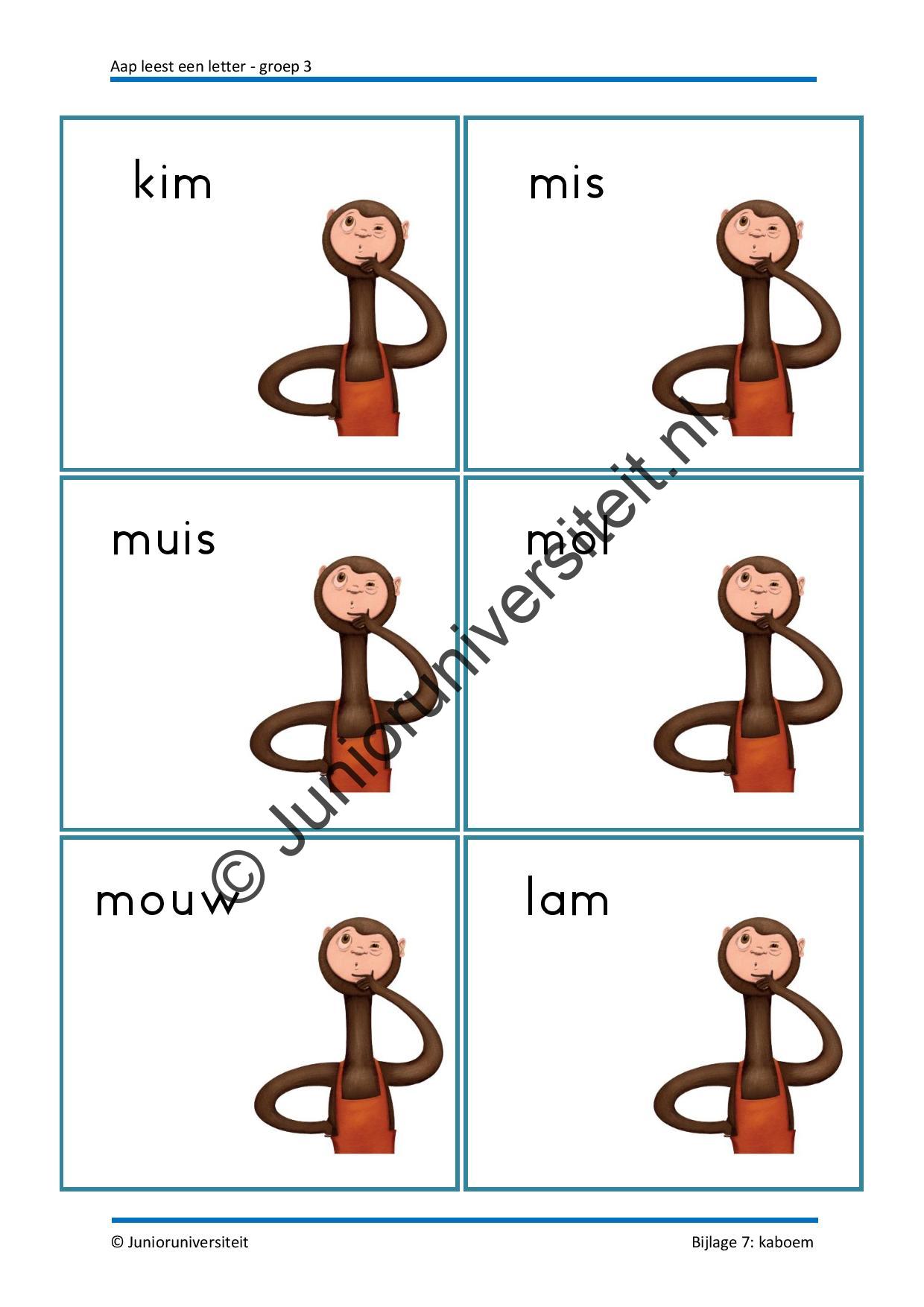 Aap leest een letter - groep 3 - Afbeelding 11
