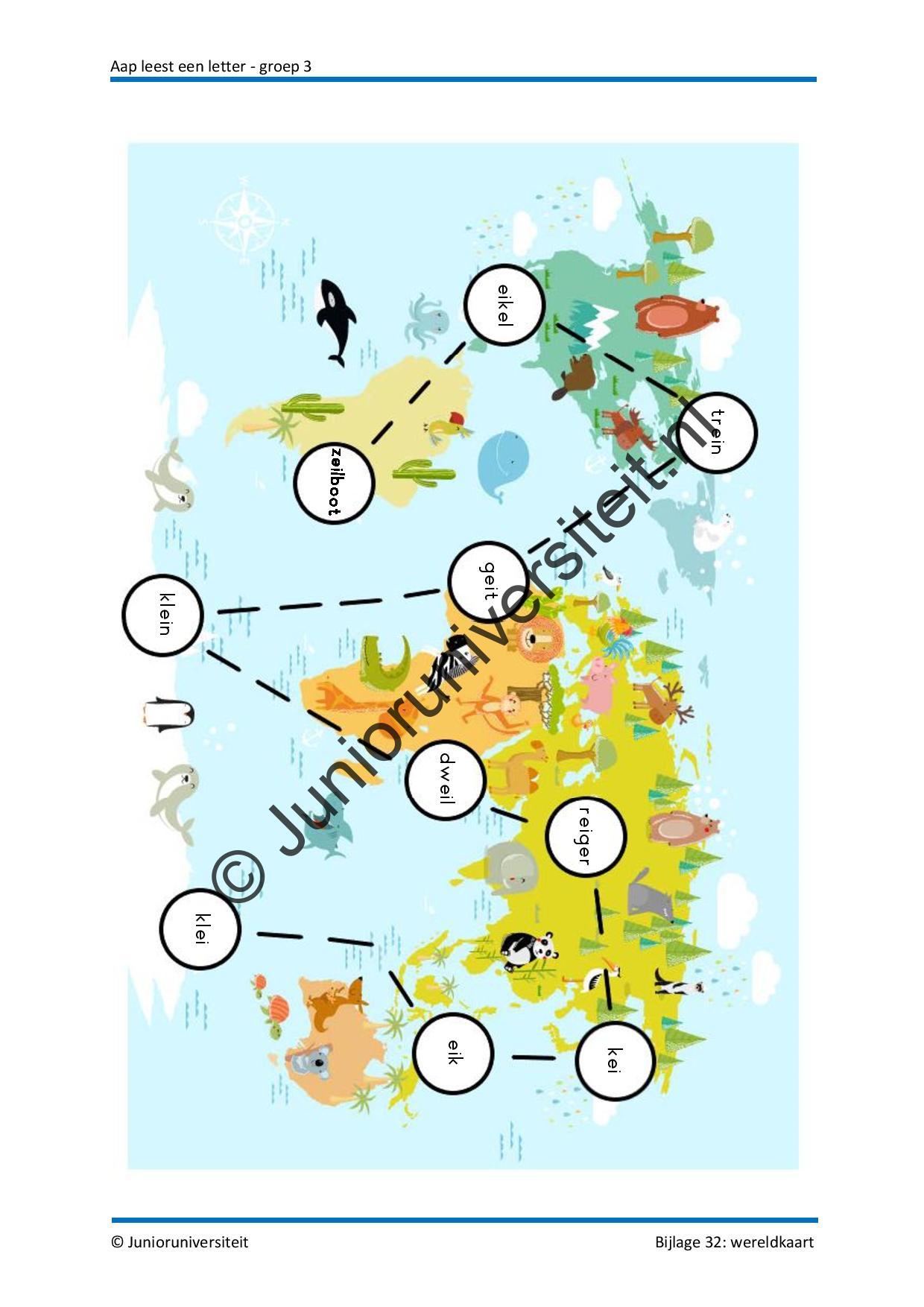 Aap leest een letter - groep 3 - Afbeelding 12