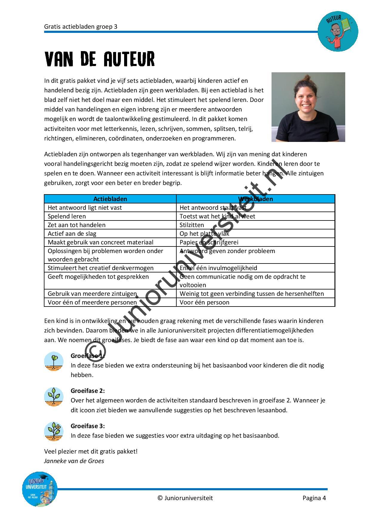 Actiebladen - groep 3 - Afbeelding 3