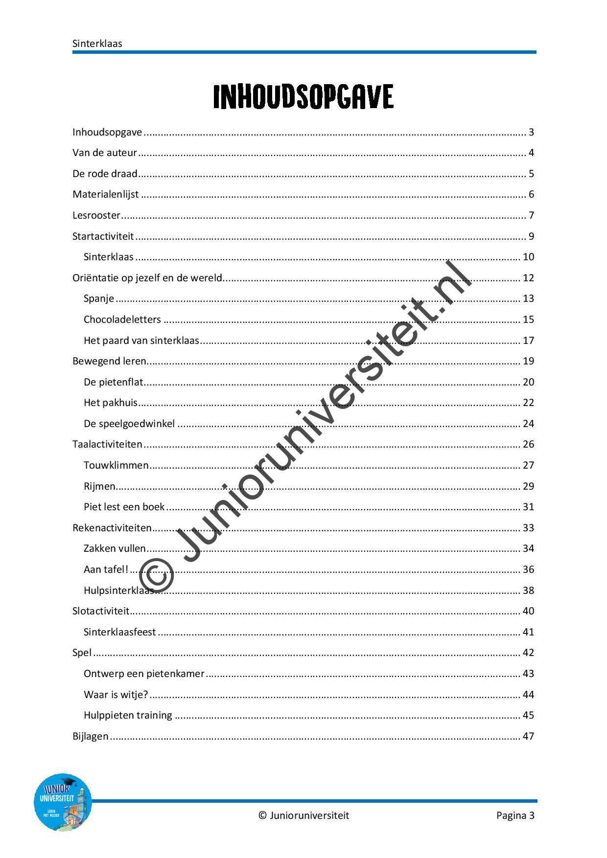 Sinterklaas - groep 3-4 - Afbeelding 2