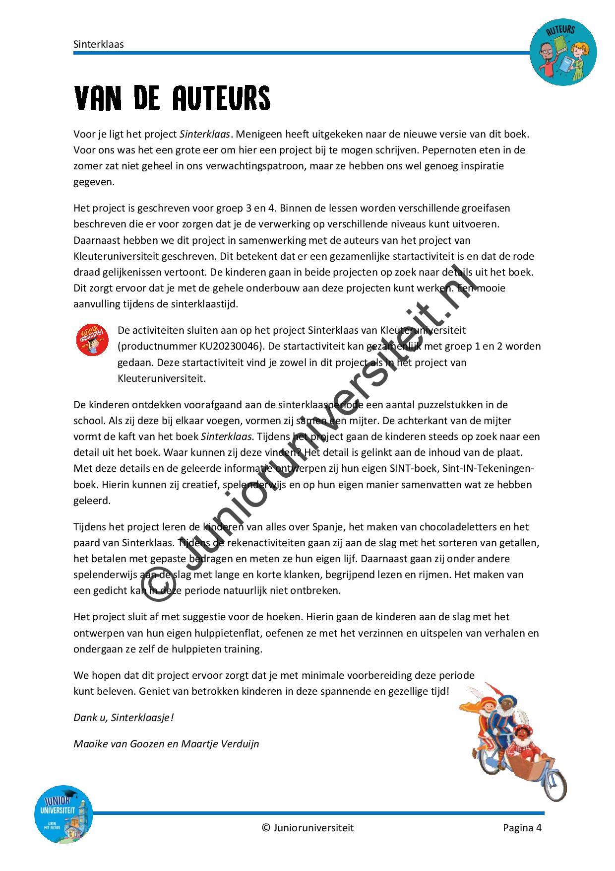 Sinterklaas - groep 3-4 - Afbeelding 3