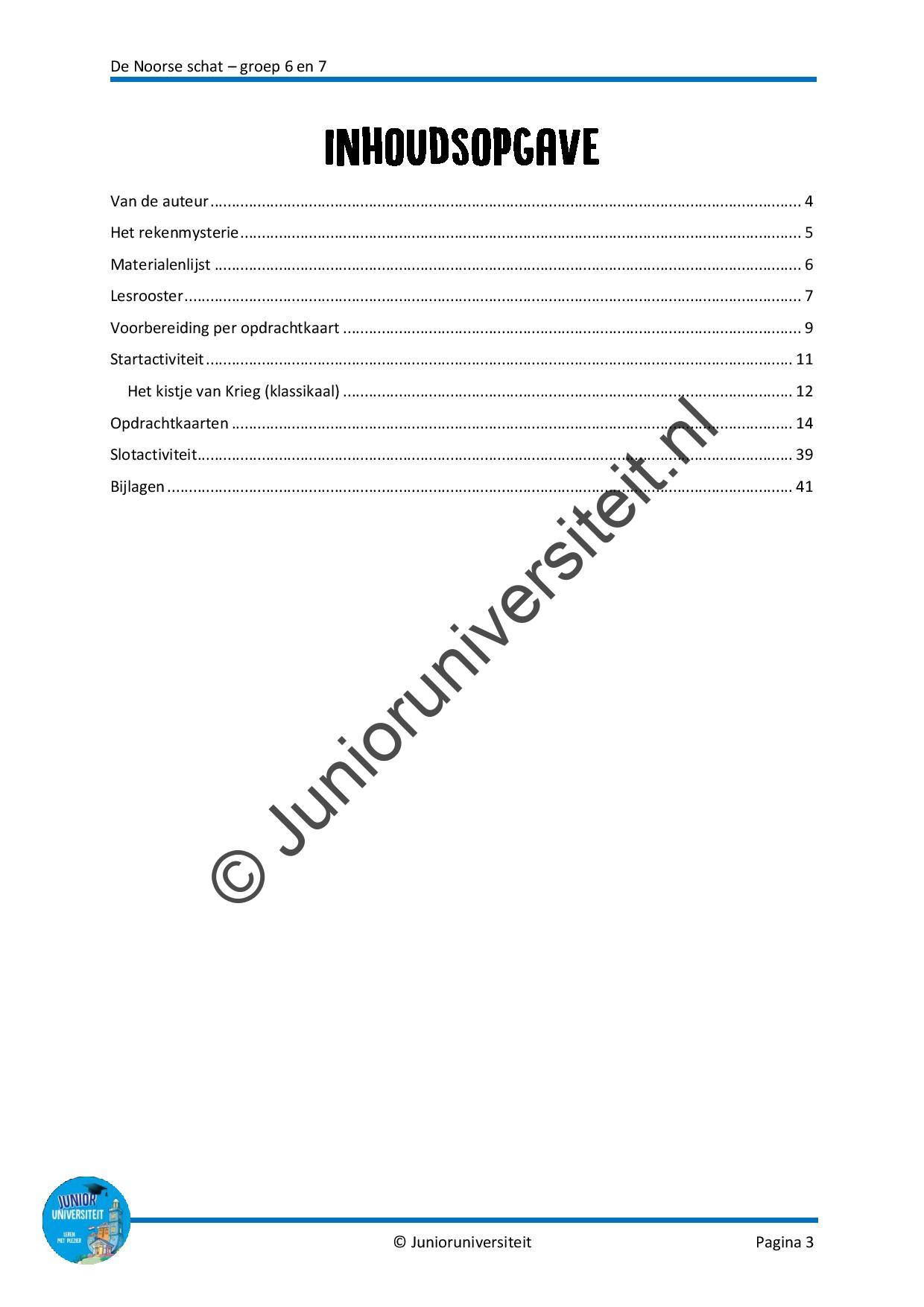 Rekenmysterie de Noorse schat - groep 6 - 7 - Afbeelding 2