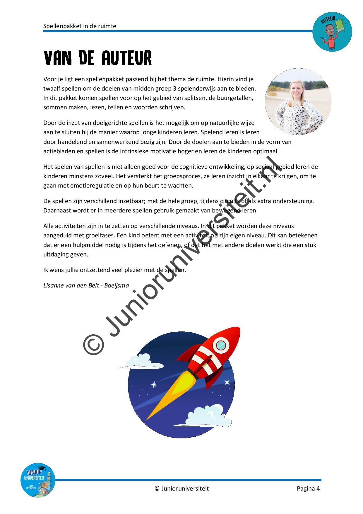 Spellenpakket de ruimte - groep 3 - Afbeelding 3