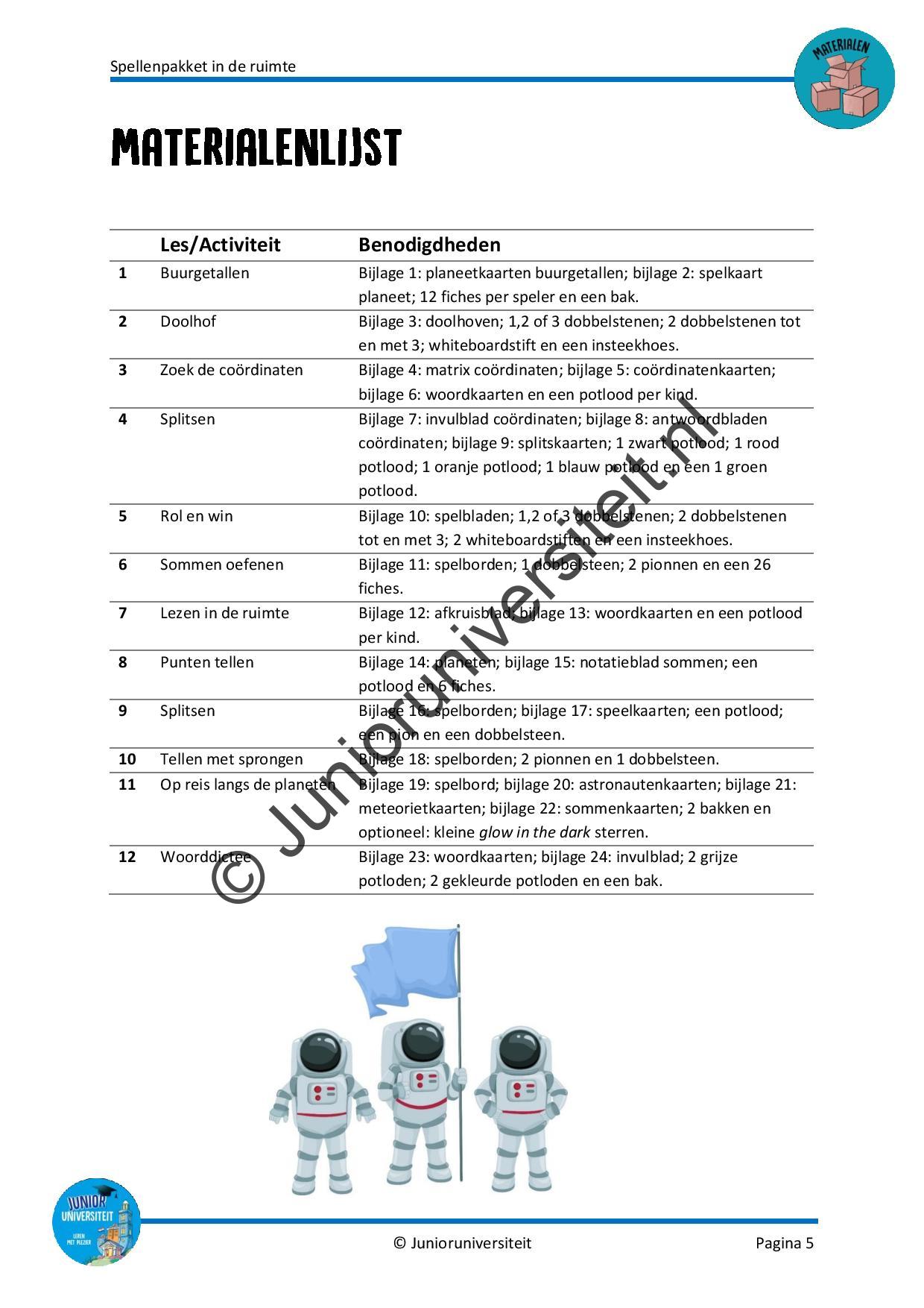 Spellenpakket de ruimte - groep 3 - Afbeelding 4