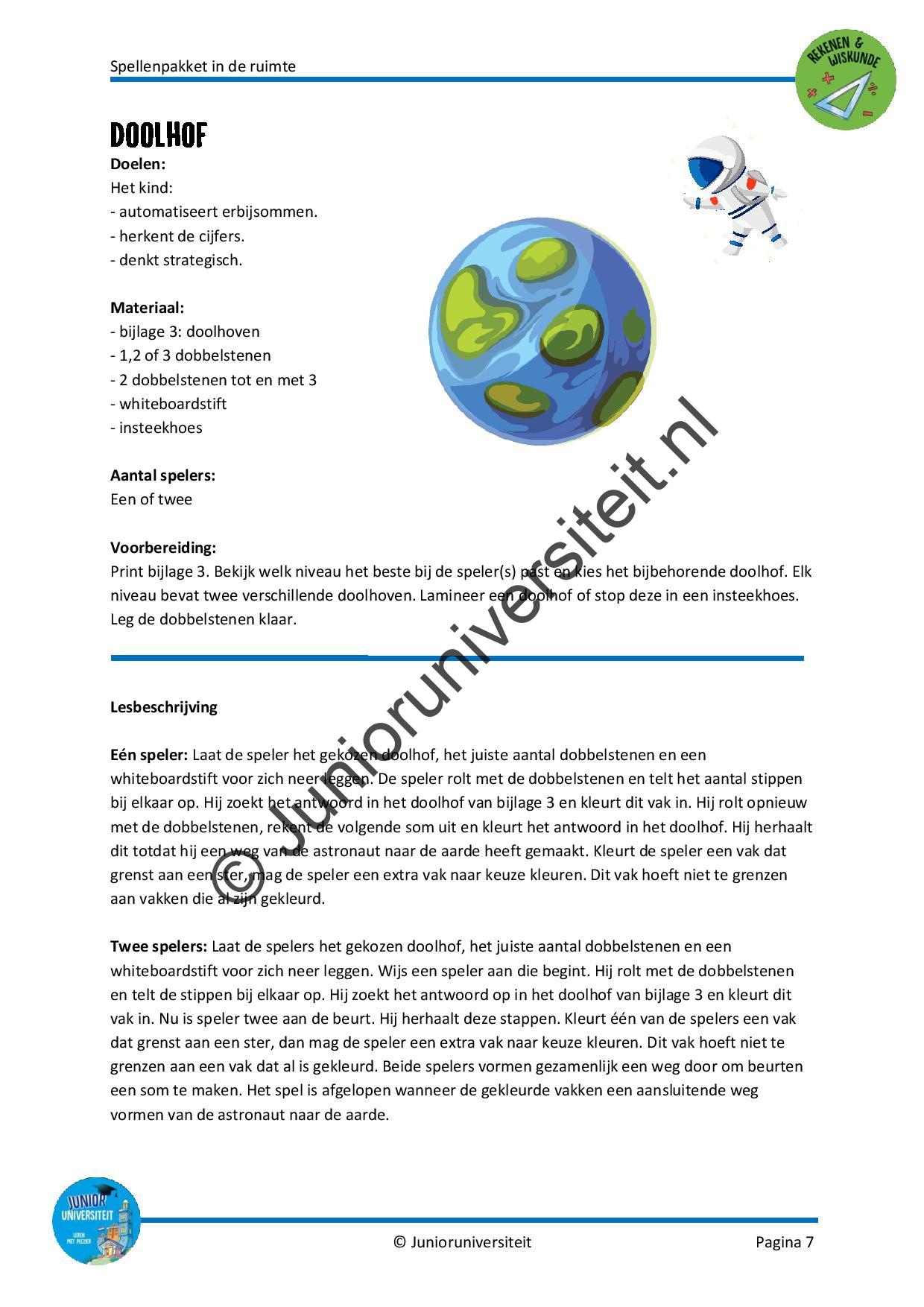 Spellenpakket de ruimte - groep 3 - Afbeelding 5