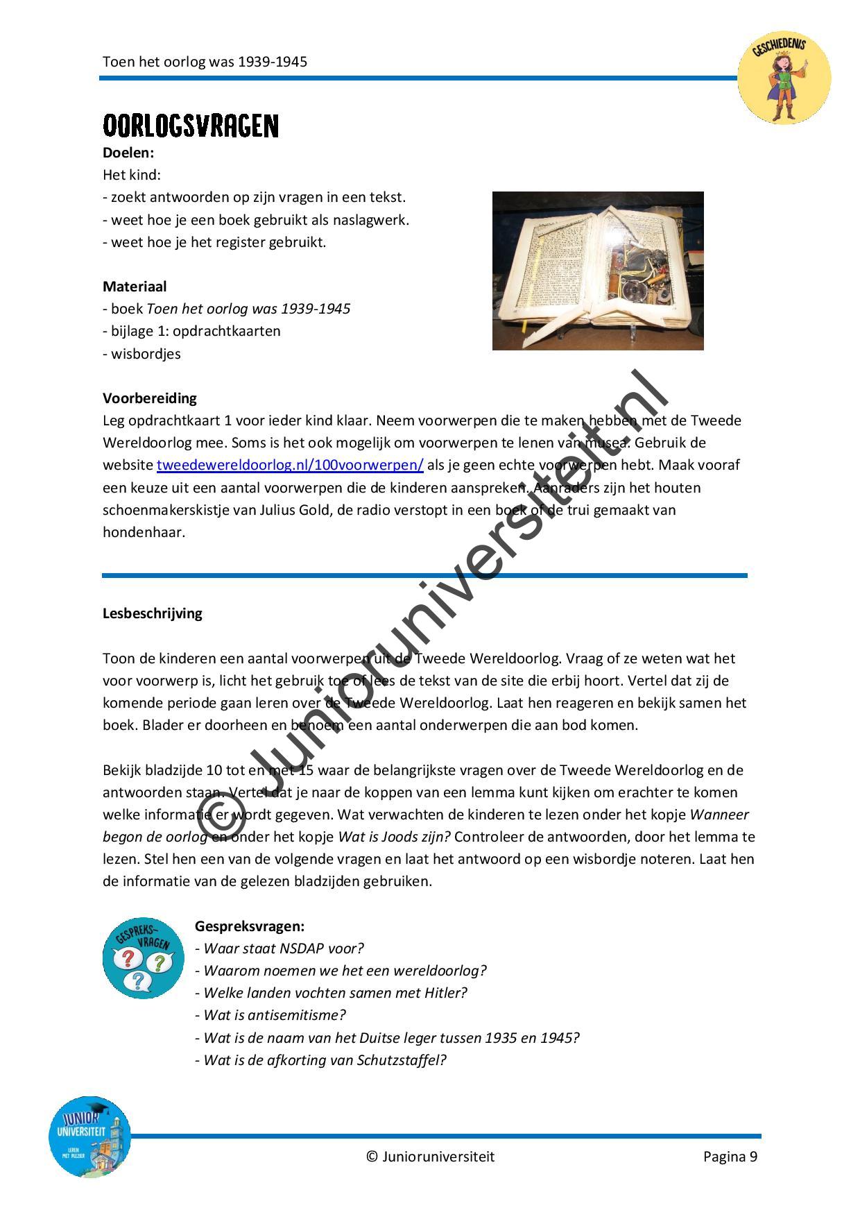 Toen het oorlog was - 1939 - 1945 - groep 7 - 8 - Afbeelding 6