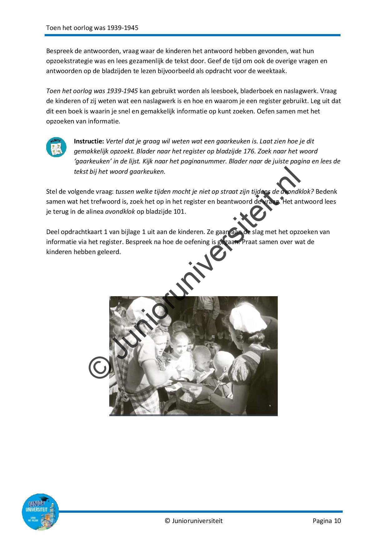 Toen het oorlog was - 1939 - 1945 - groep 7 - 8 - Afbeelding 7