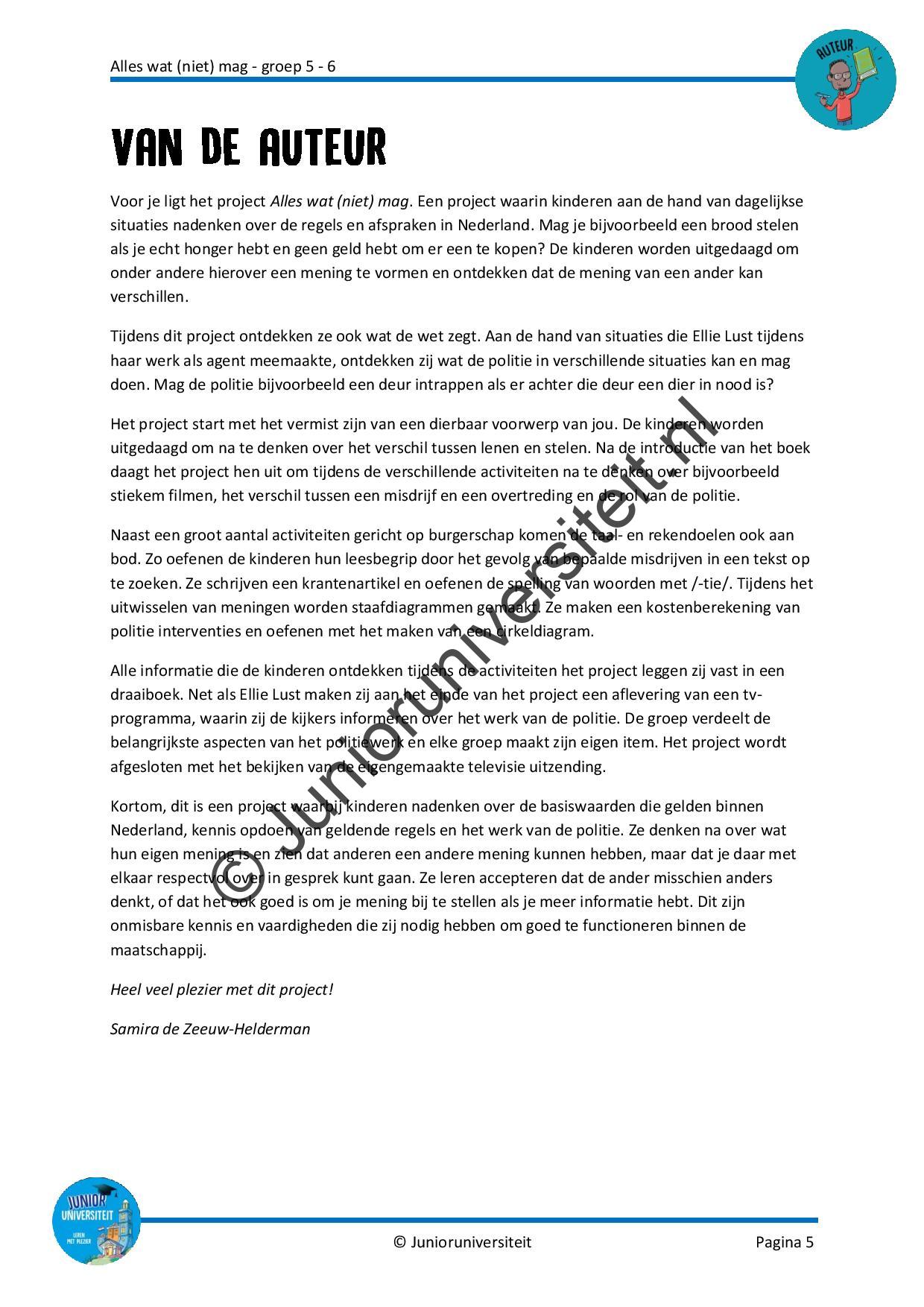 Alles wat (niet) mag - groep 5-6 - Afbeelding 4