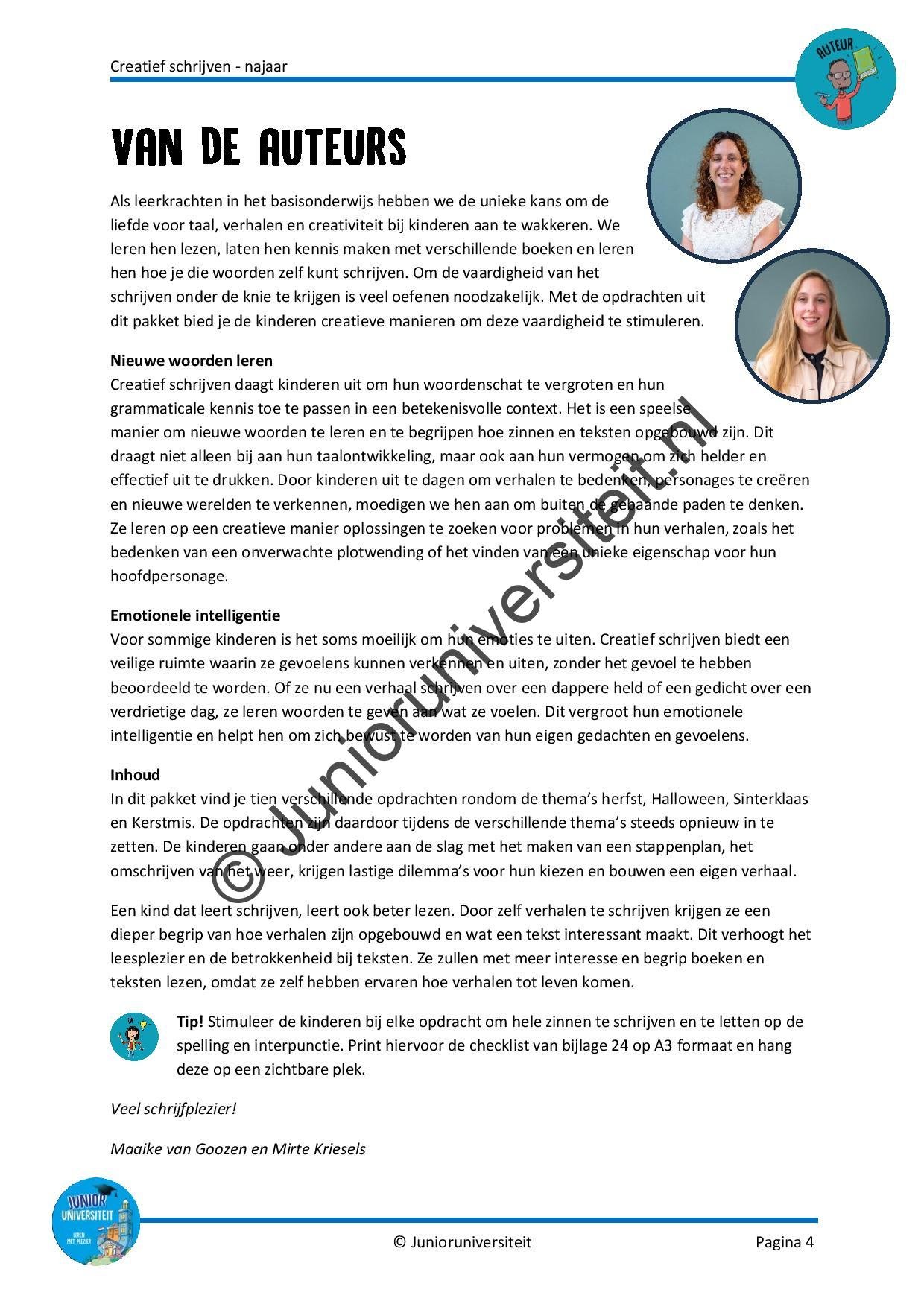 Creatief schrijven - najaar - Afbeelding 3