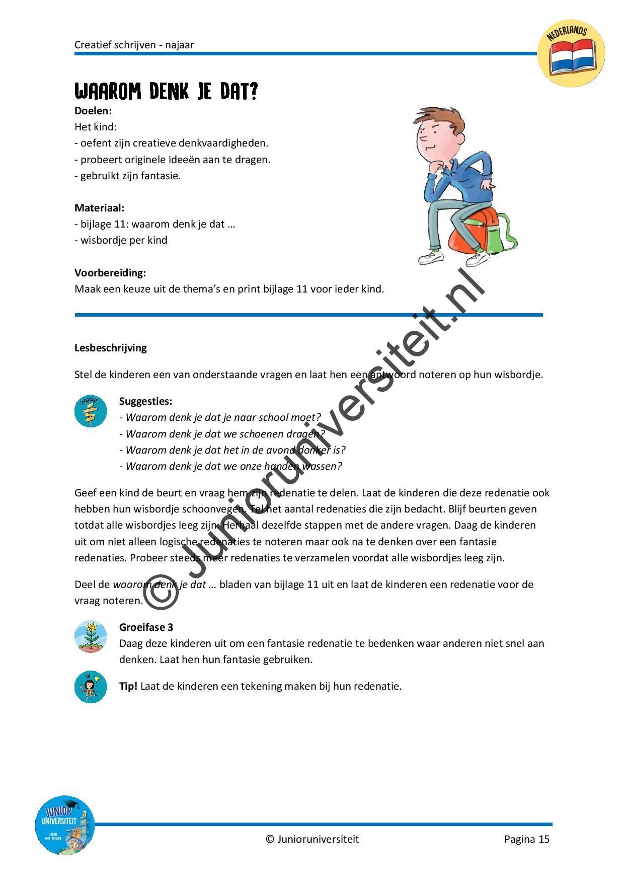 Creatief schrijven - najaar - Afbeelding 6