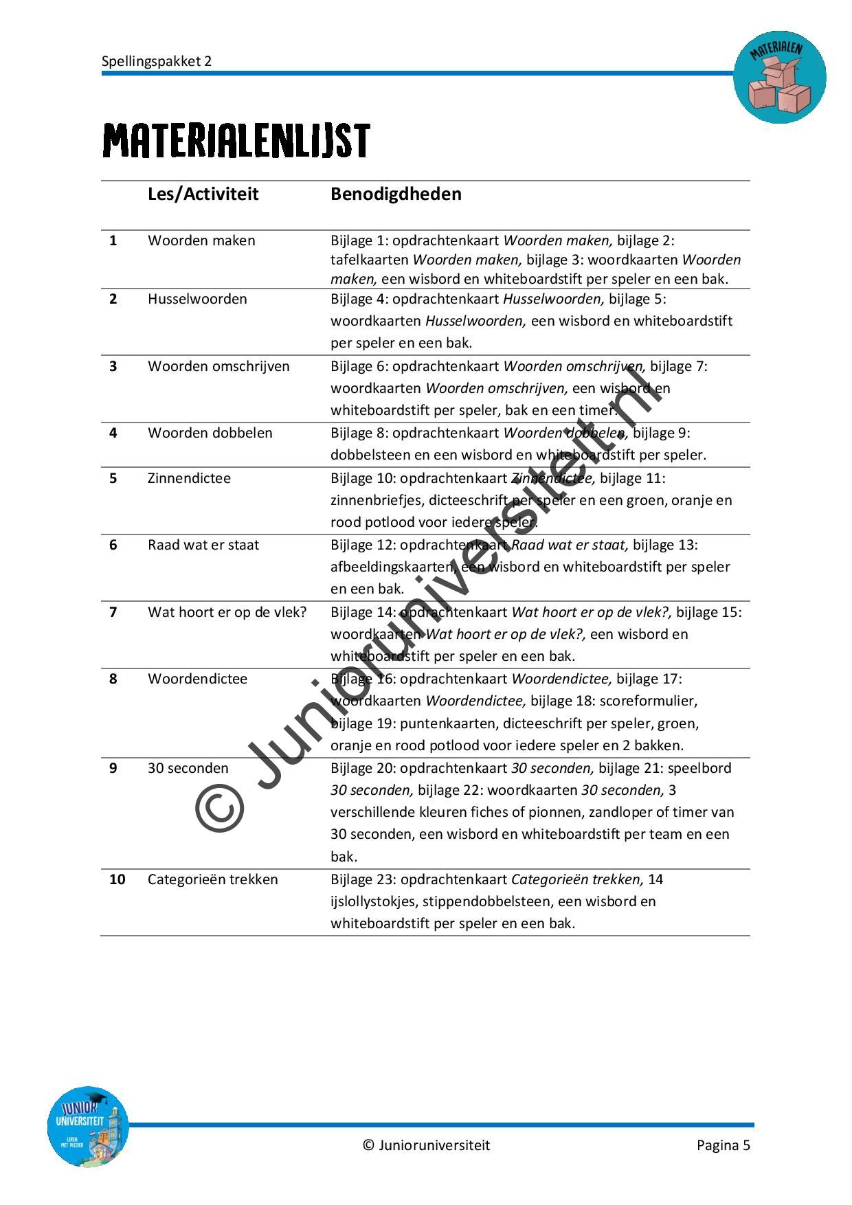 Spellingspakket 2 - Afbeelding 4