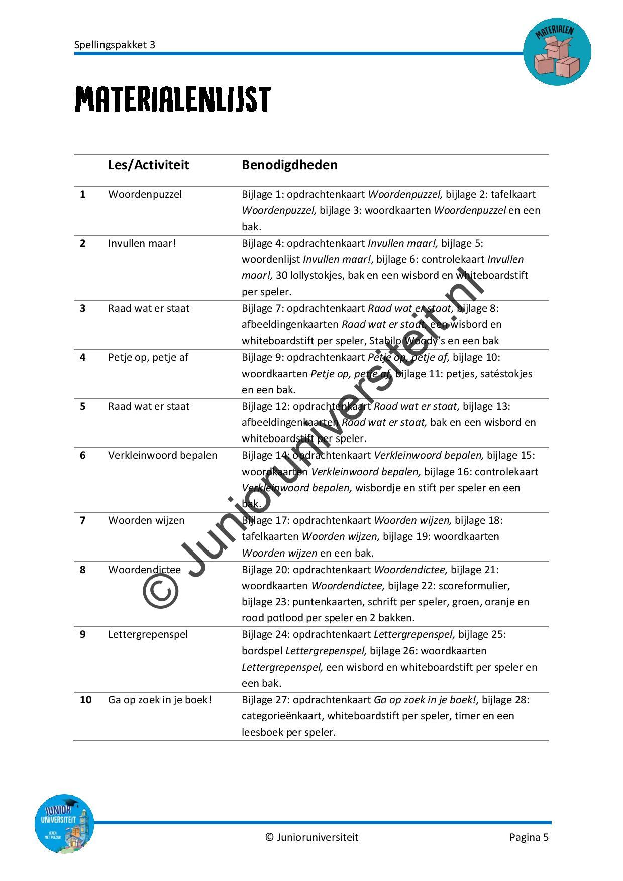 Spellingspakket 3 - Afbeelding 4