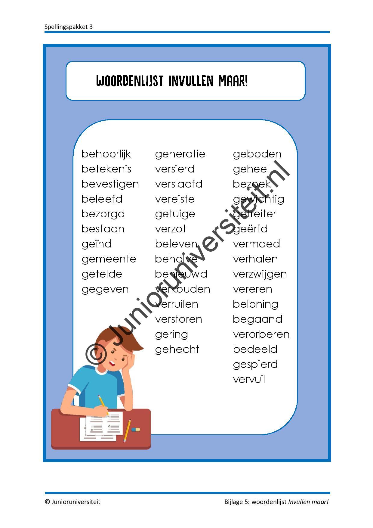 Spellingspakket 3 - Afbeelding 8