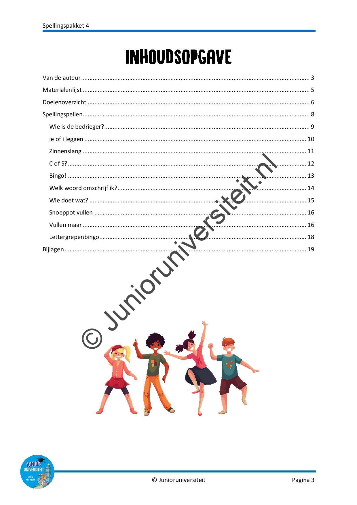 Spellingspakket 4 - Afbeelding 2