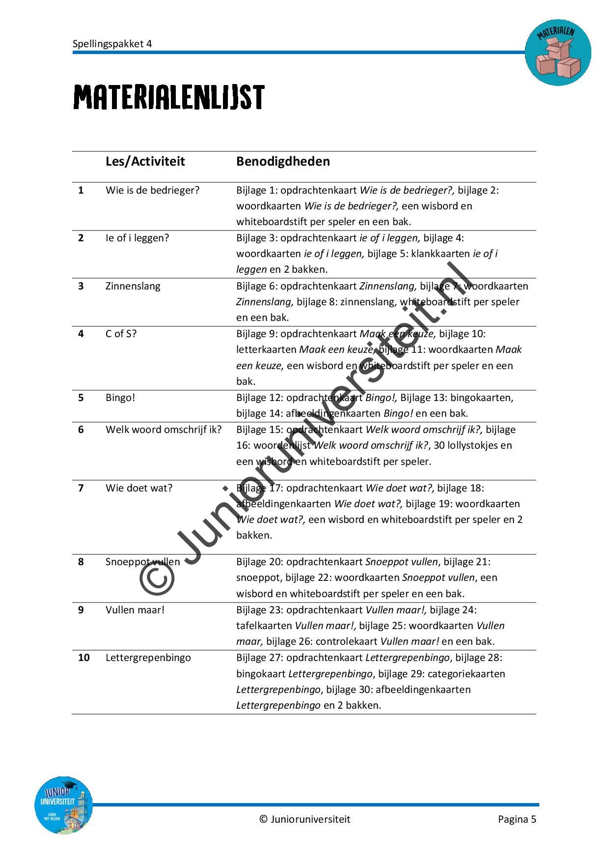 Spellingspakket 4 - Afbeelding 4