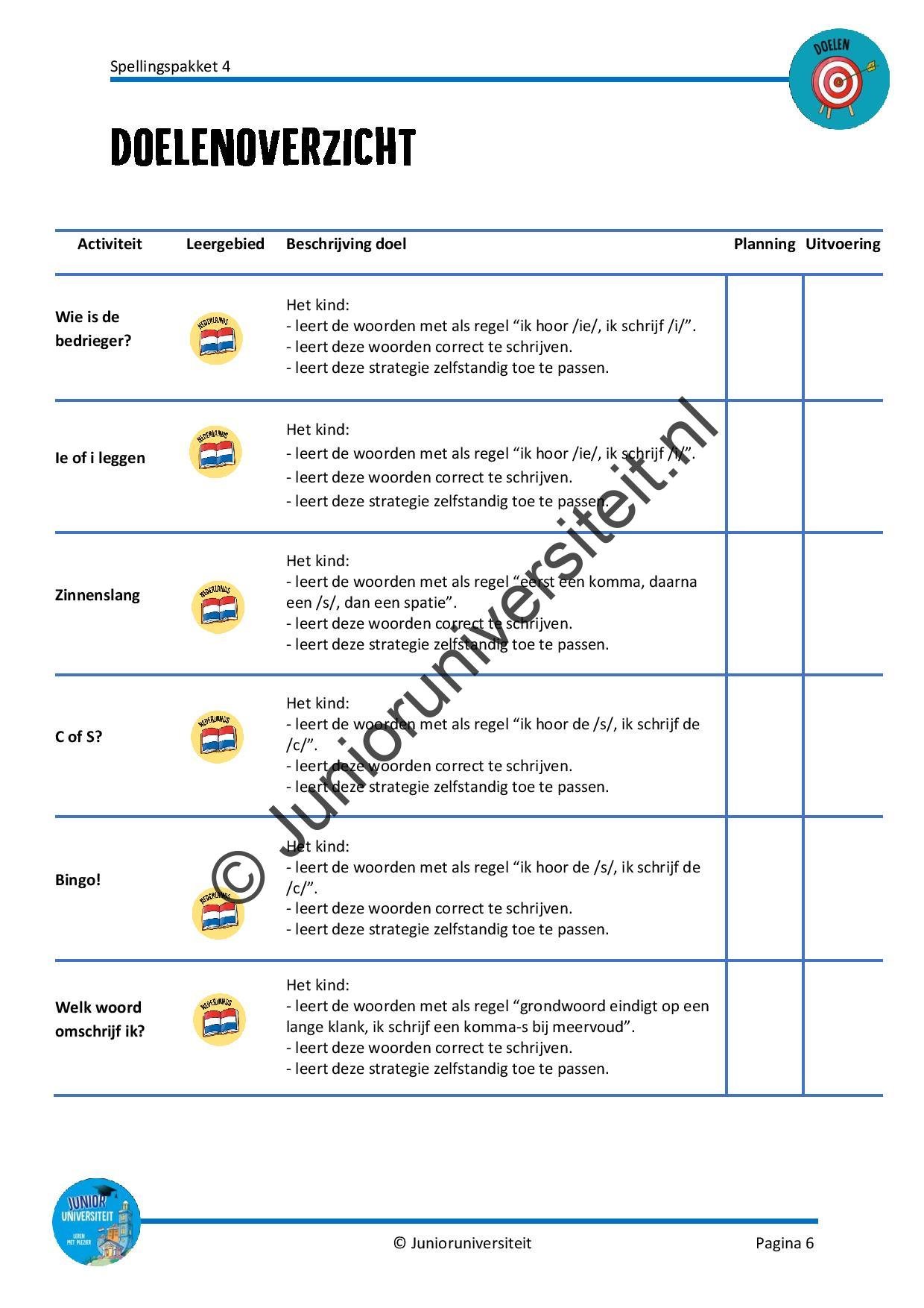 Spellingspakket 4 - Afbeelding 5