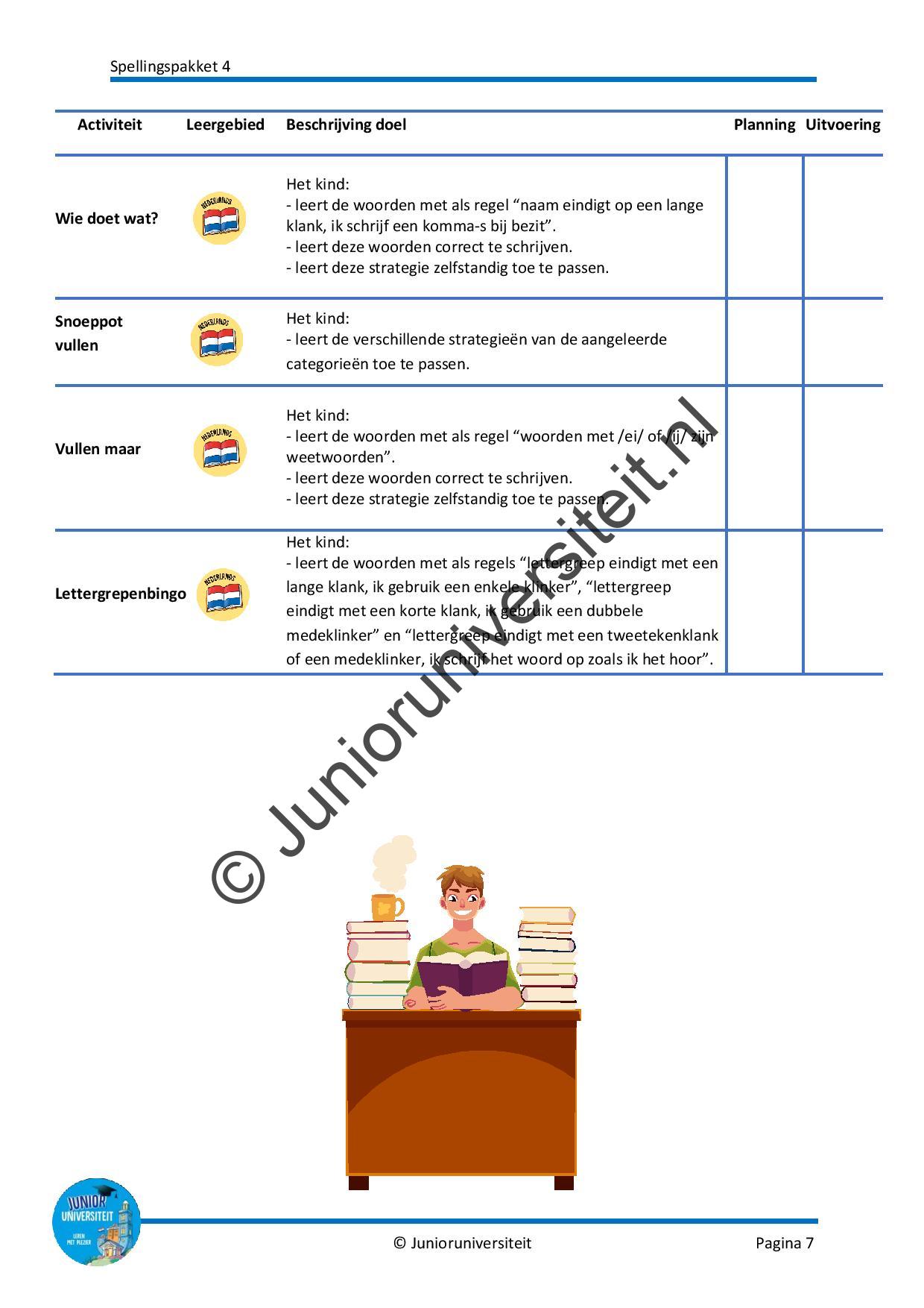 Spellingspakket 4 - Afbeelding 6