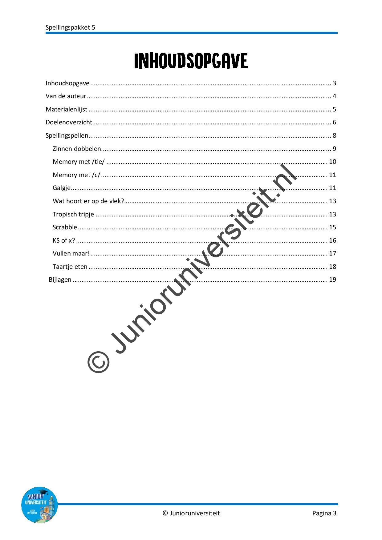 Spellingspakket 5 - Afbeelding 2