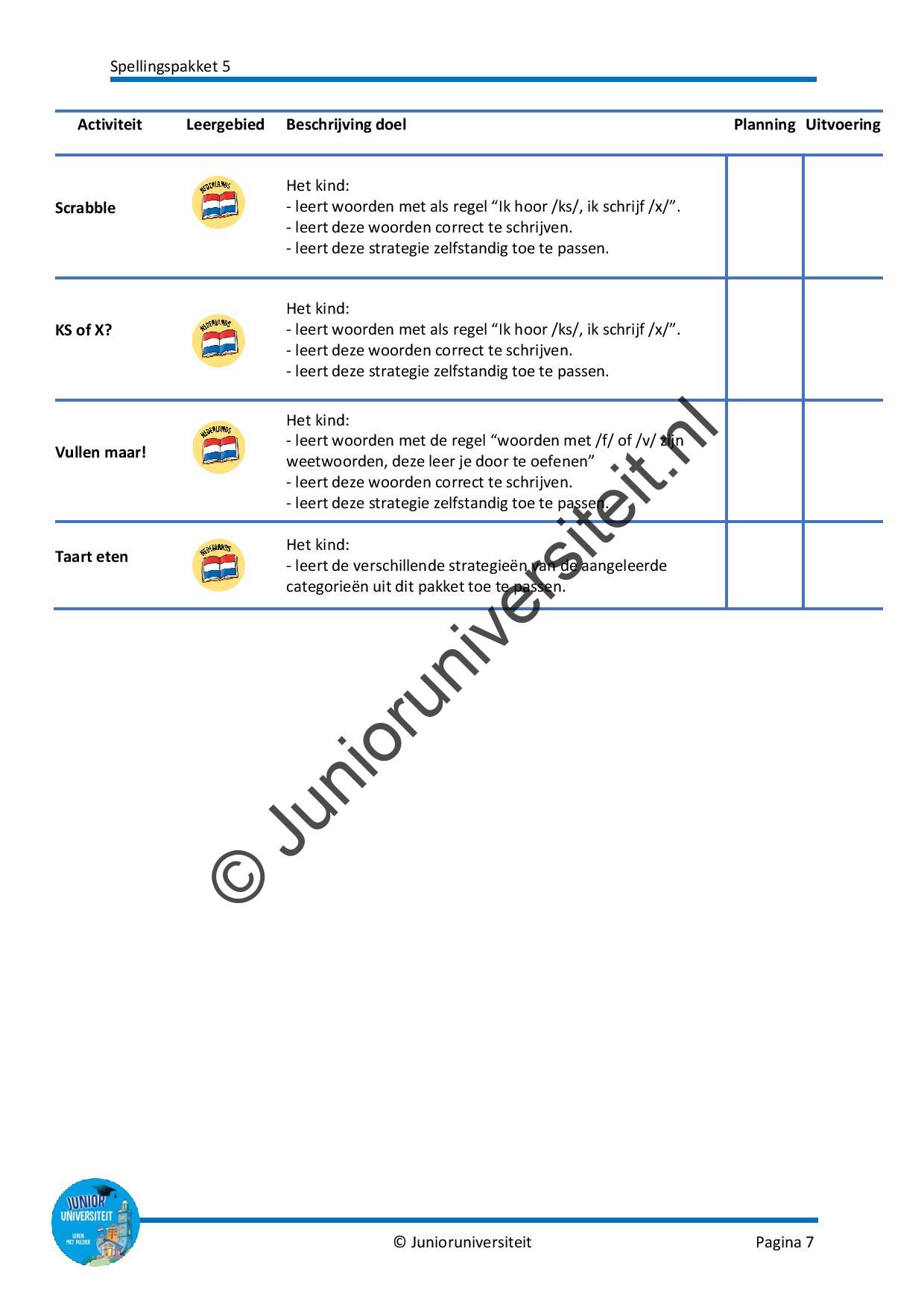 Spellingspakket 5 - Afbeelding 6