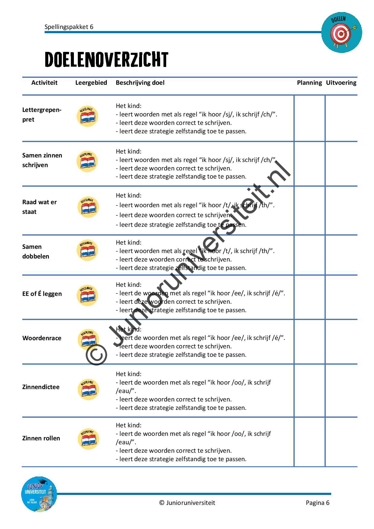 Spellingspakket 6 - Afbeelding 5