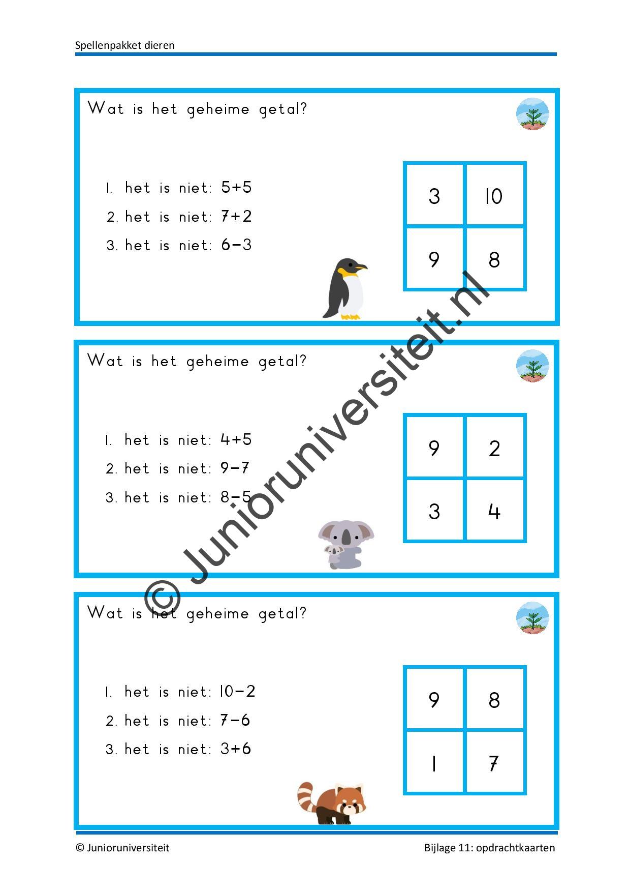 Spellenpakket dieren - groep 3 - Afbeelding 10