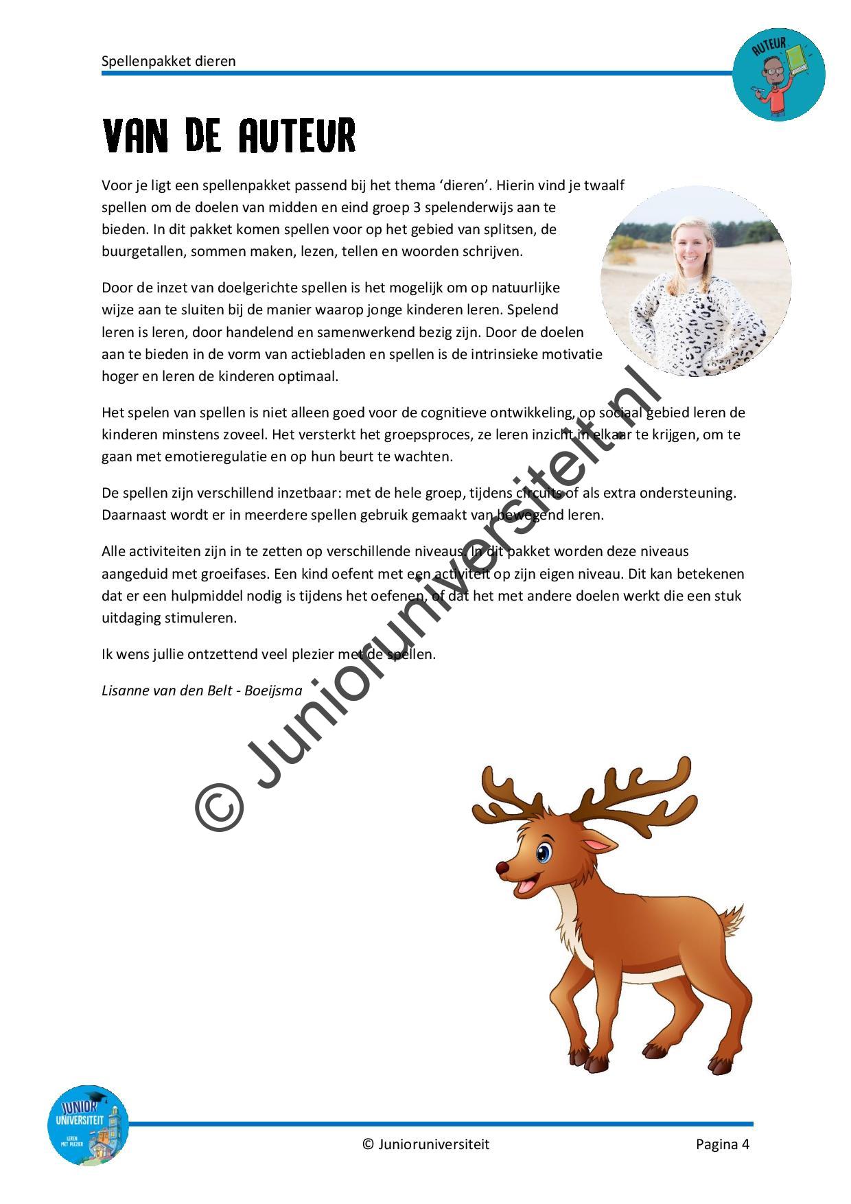 Spellenpakket dieren - groep 3 - Afbeelding 3