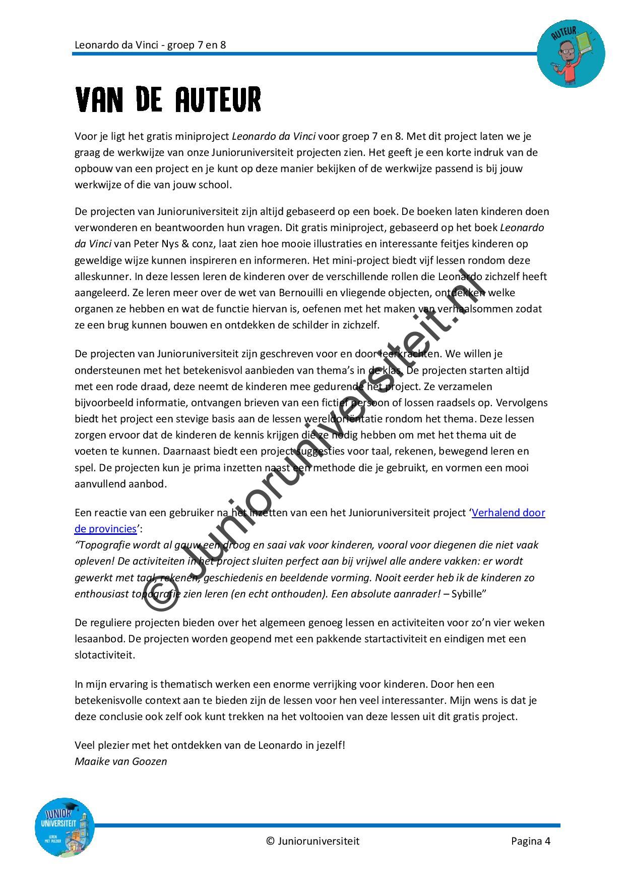 Leonardo da Vinci - groep 7-8 - Afbeelding 3