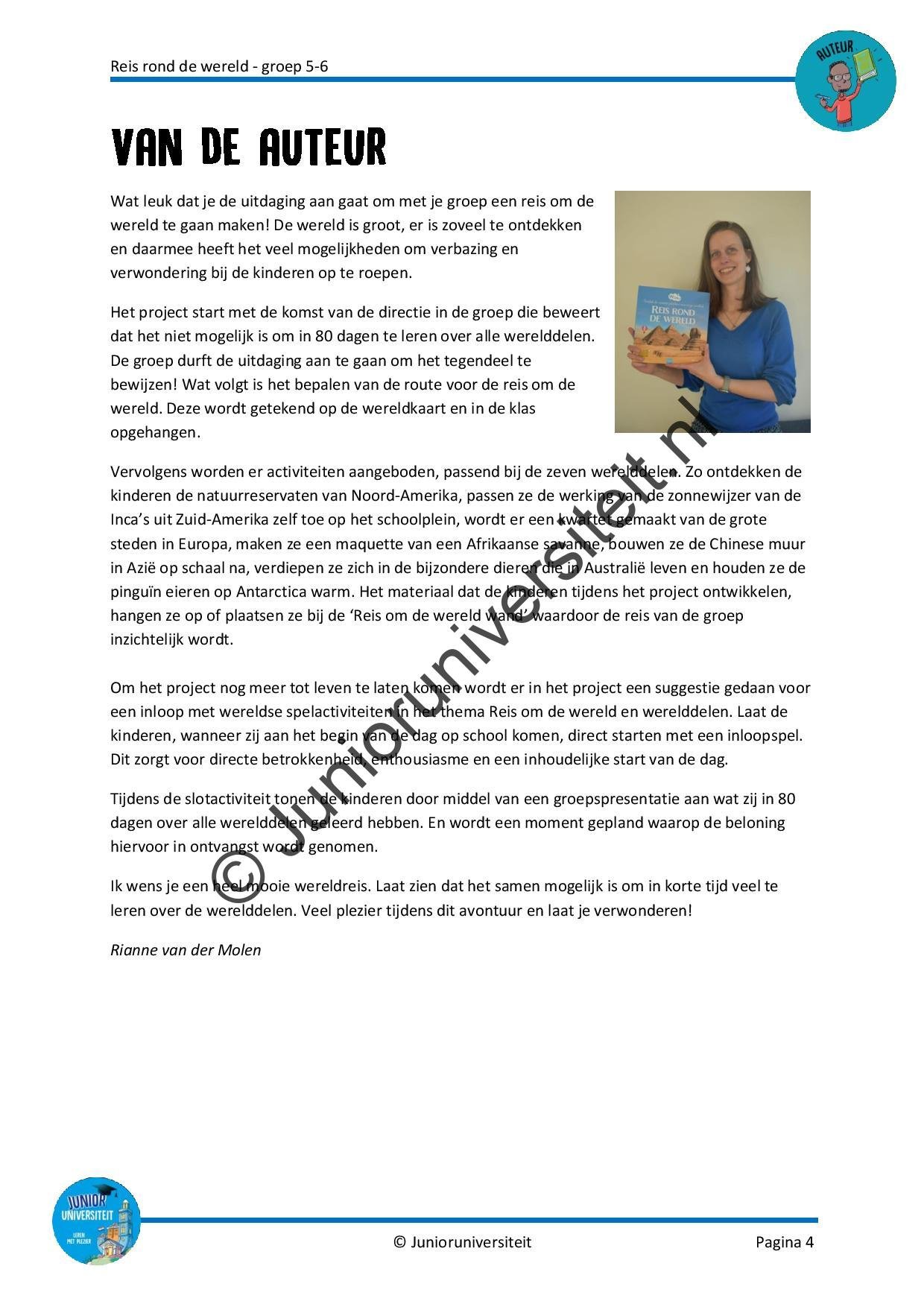 Reis rond de wereld - groep 5-6 - Afbeelding 3