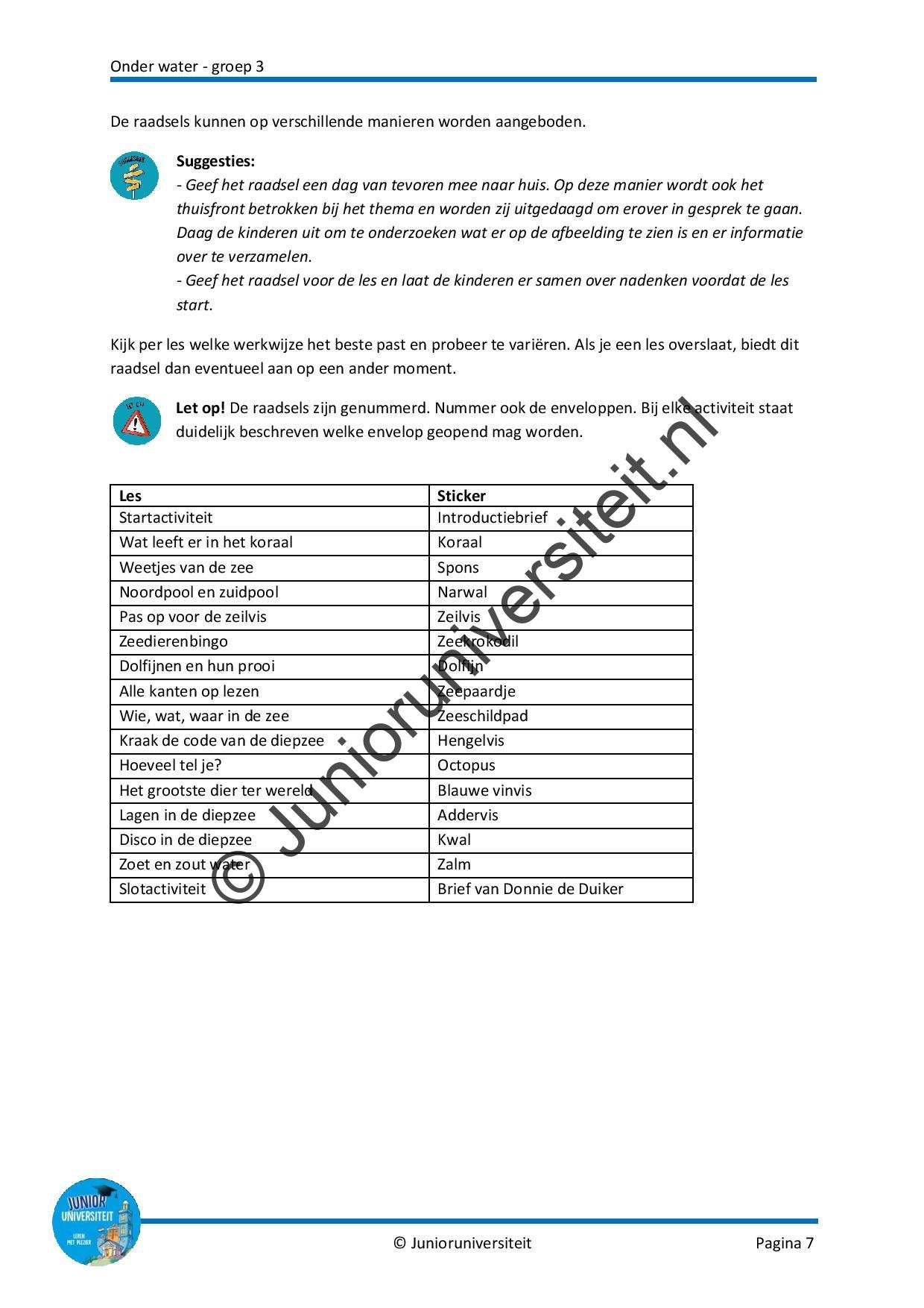 Onder water - groep 3 - Afbeelding 6