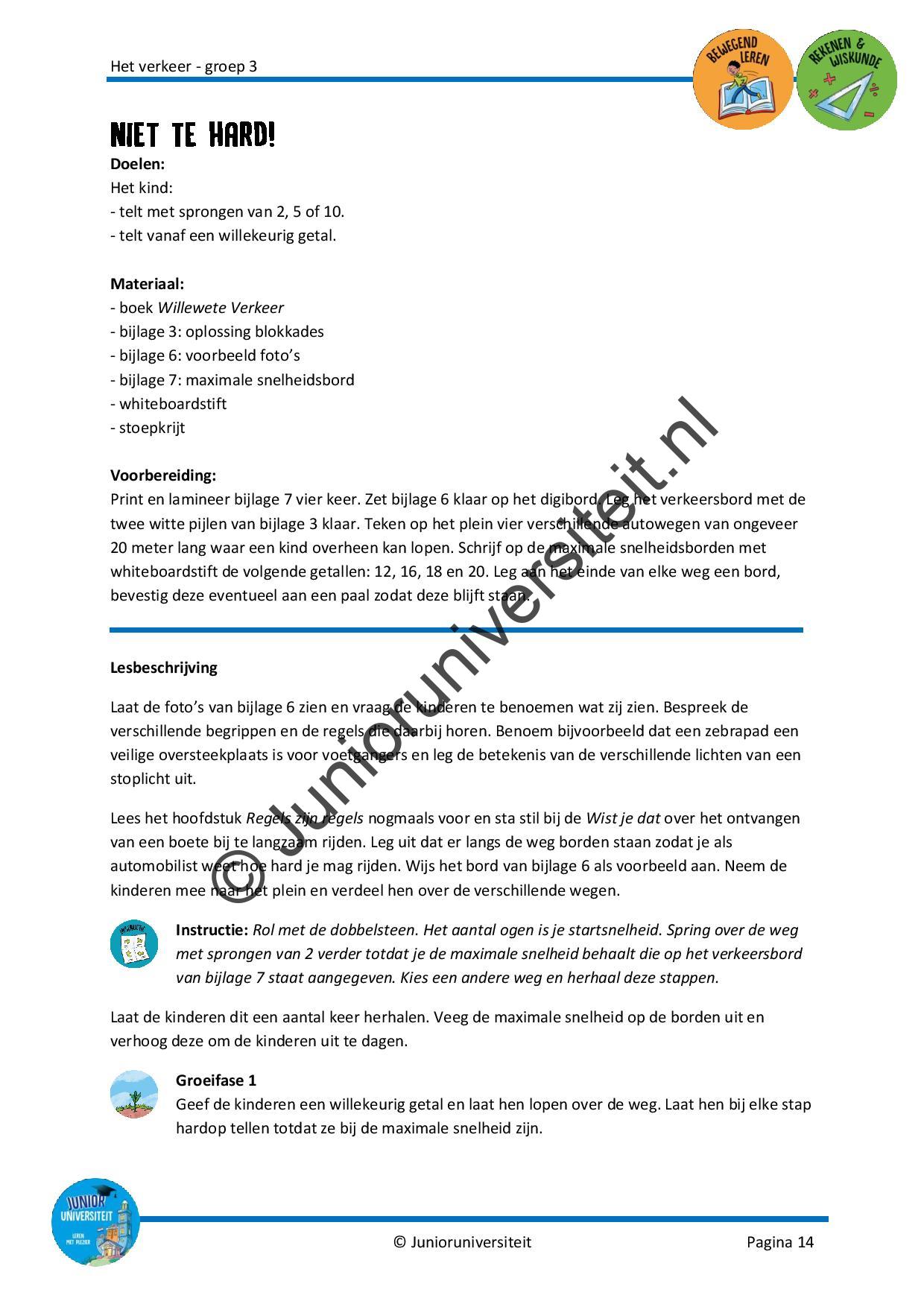 Het verkeer - groep 3 - Afbeelding 5