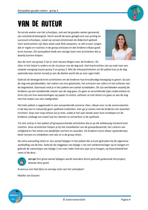 Startpakket gouden weken - groep 3 - Afbeelding 3