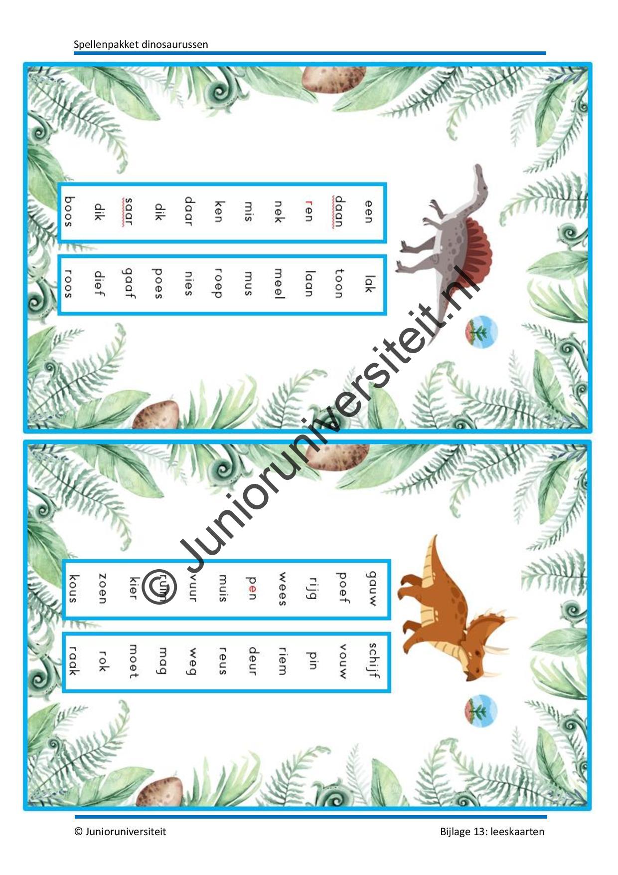 Spellenpakket dinosaurussen - groep 3 - Afbeelding 12